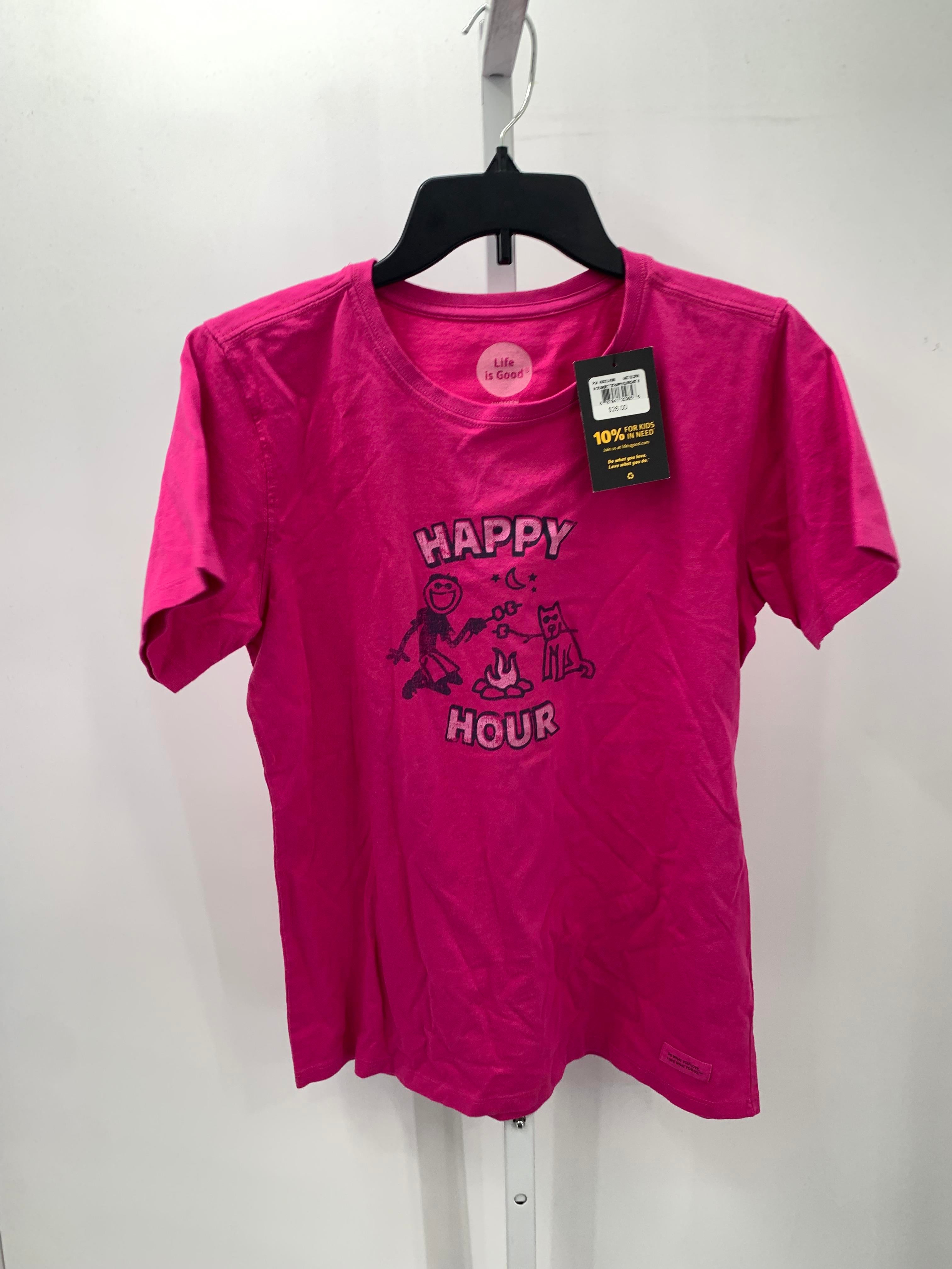 Life is Good Size Medium Misses Short Sleeve Shirt