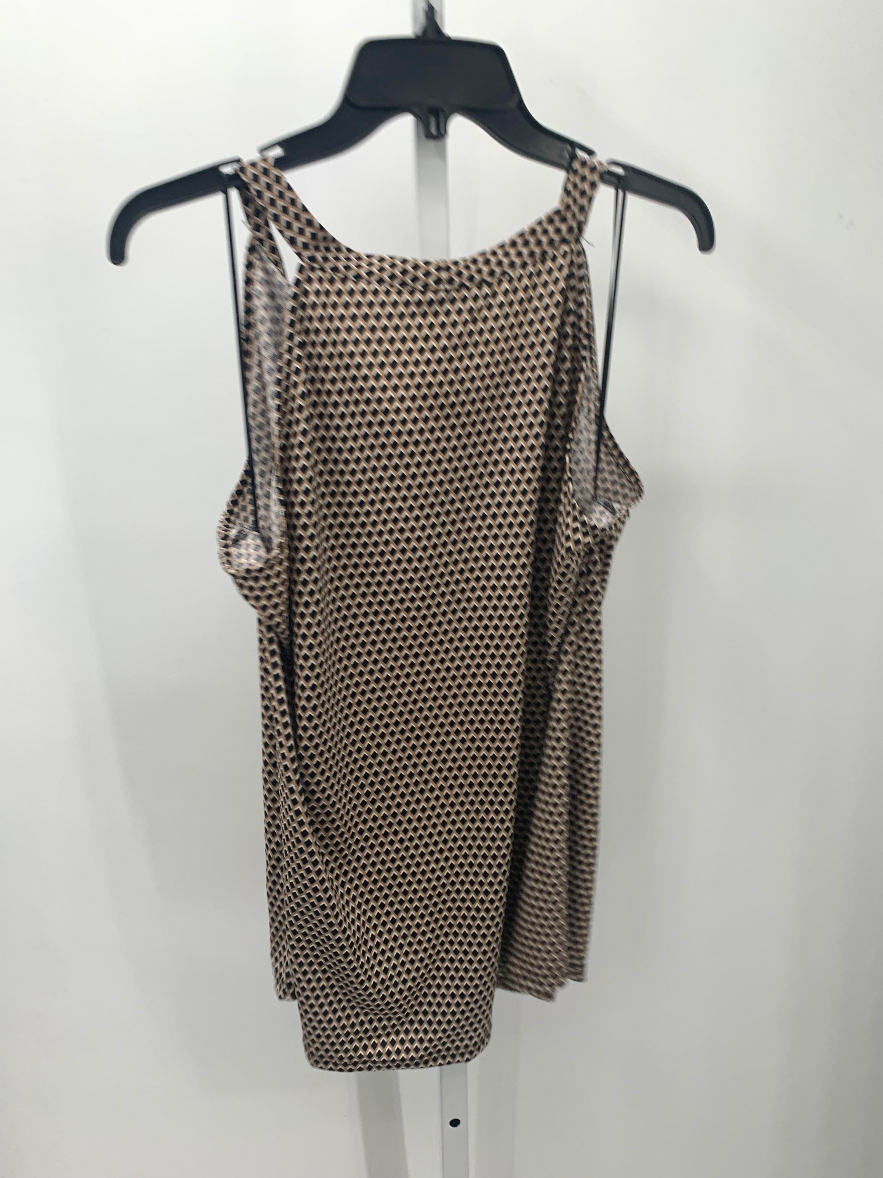 Adrianna Papell Size Extra Large Misses Sleeveless Shirt