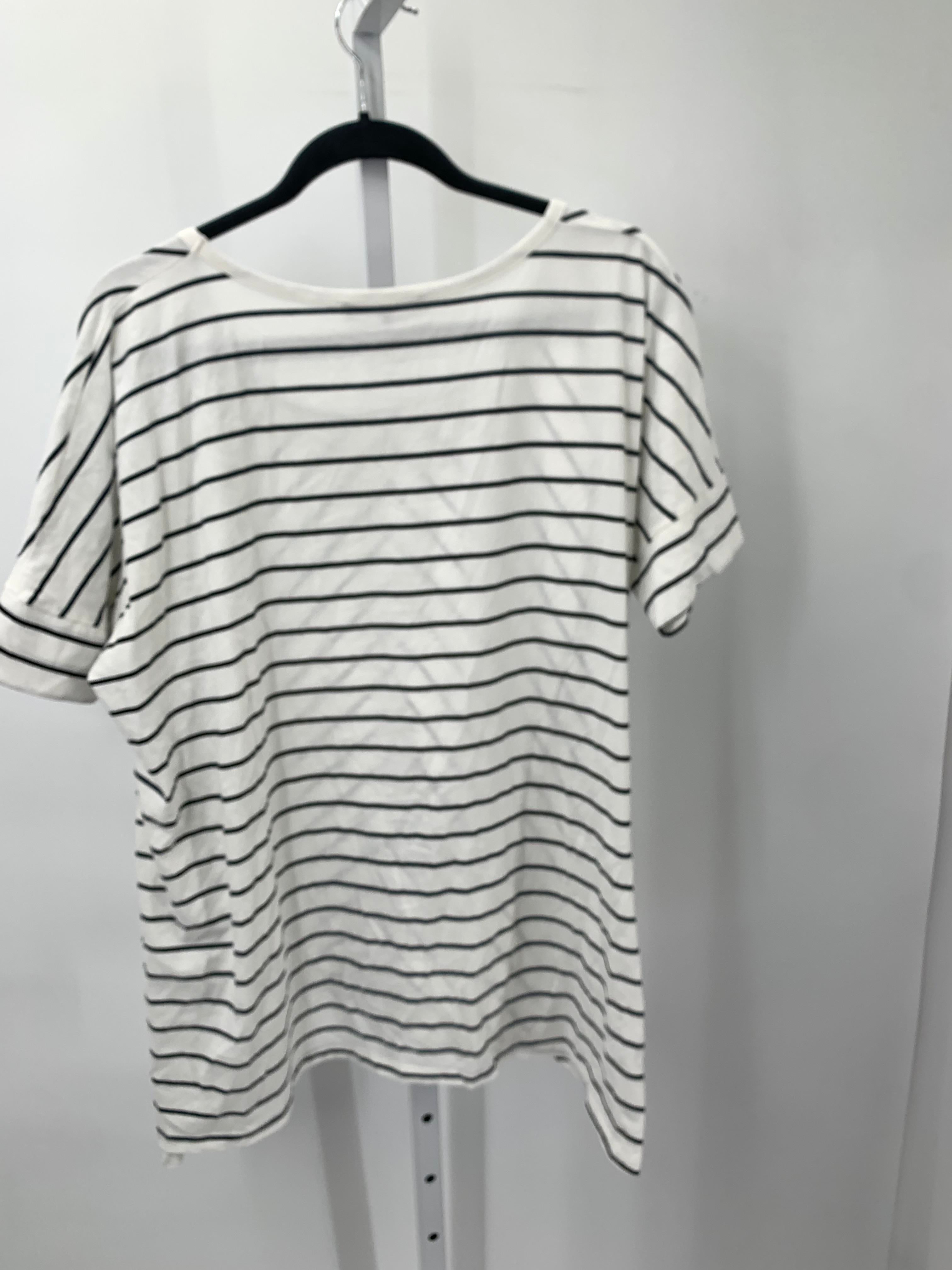 Jones New York Size 1X Womens Short Sleeve Shirt