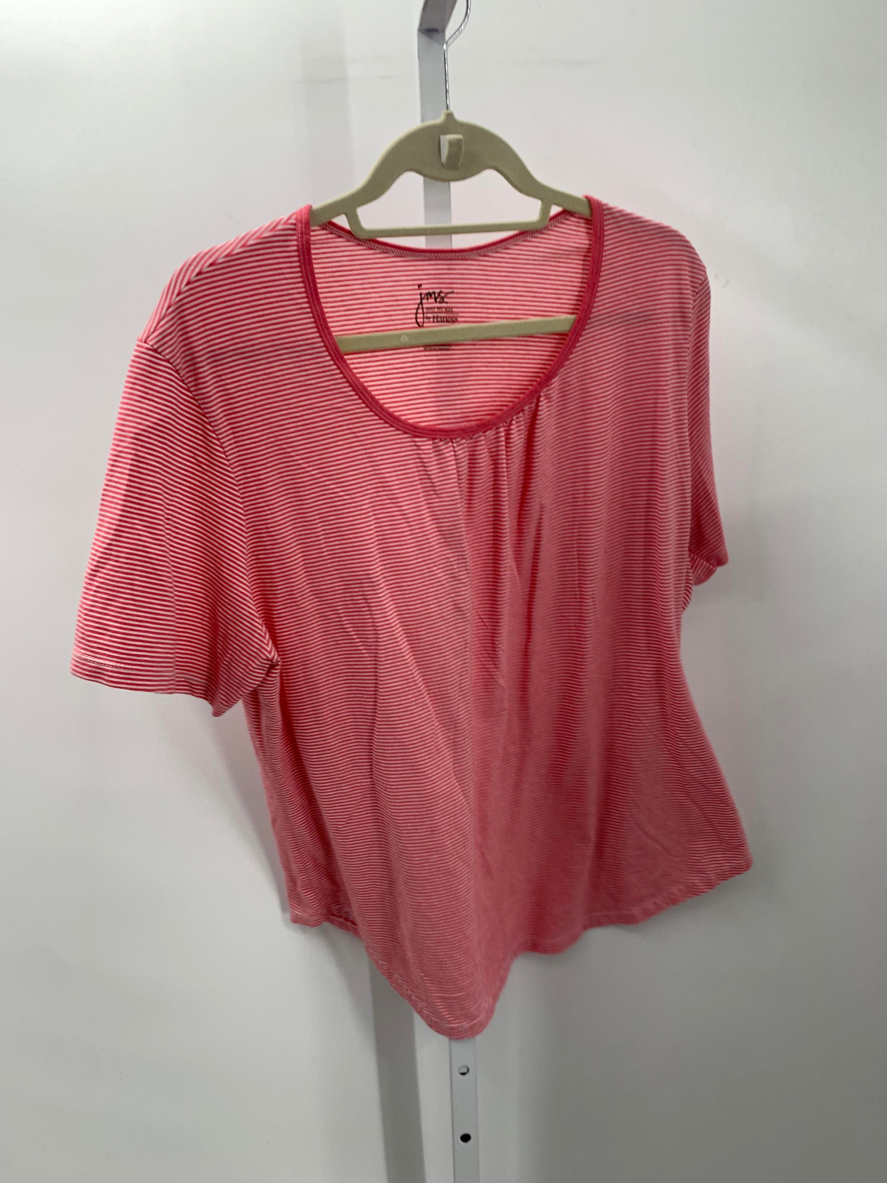 Just My Size Size 2X Womens Short Sleeve Shirt