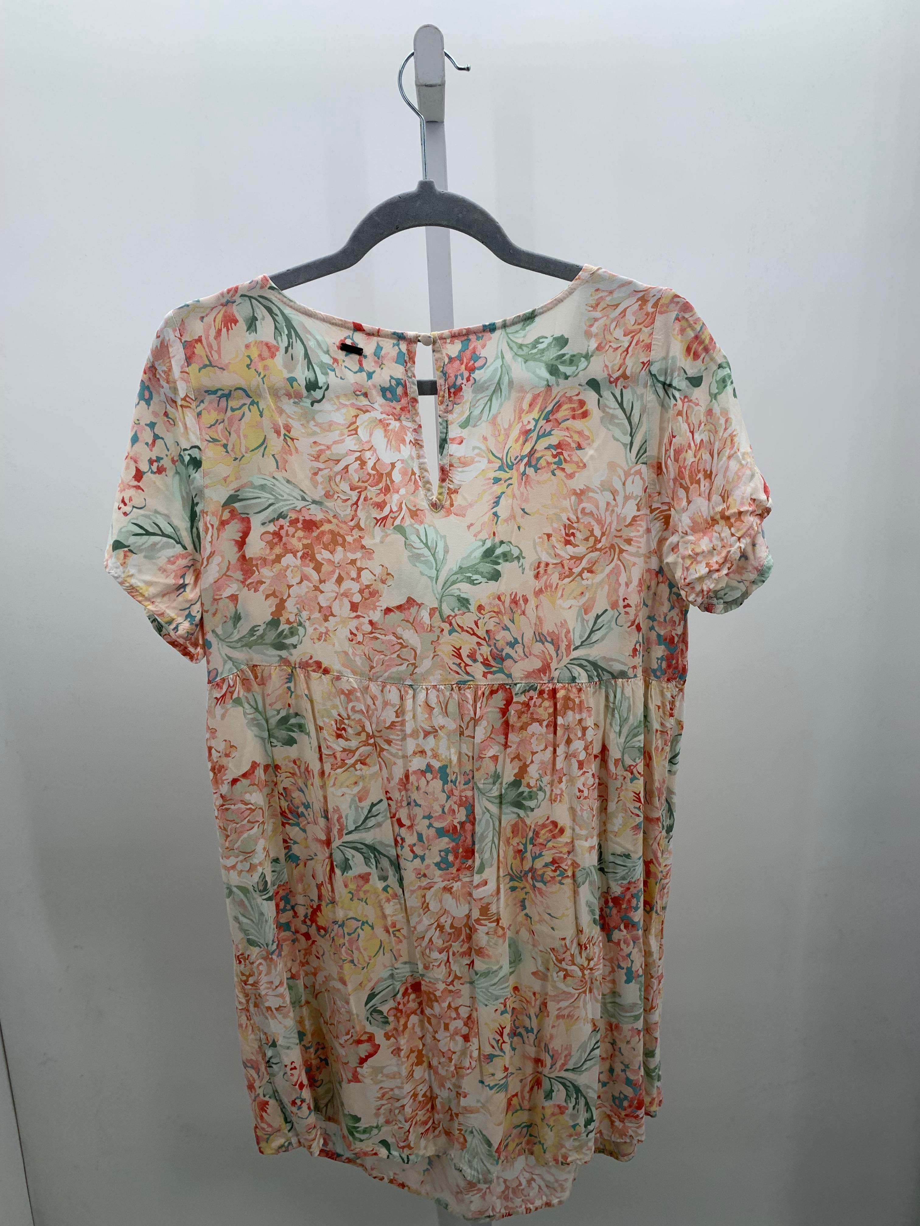 O'Neill Size Large Misses Short Sleeve Shirt