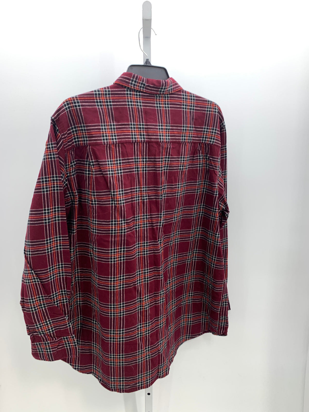 TALL PLAID BTN DOWN.