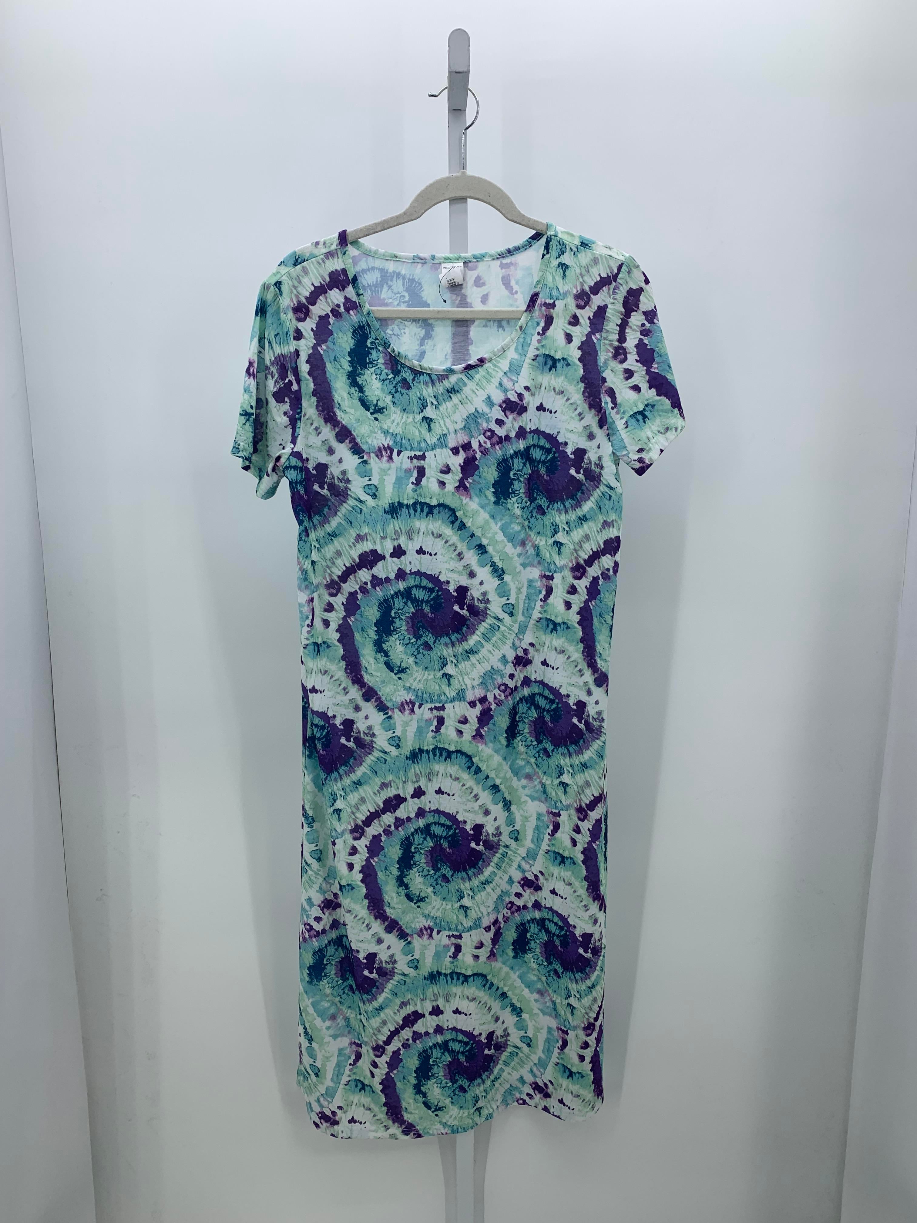 Weston Wear Size Large Misses Short Sleeve Dress