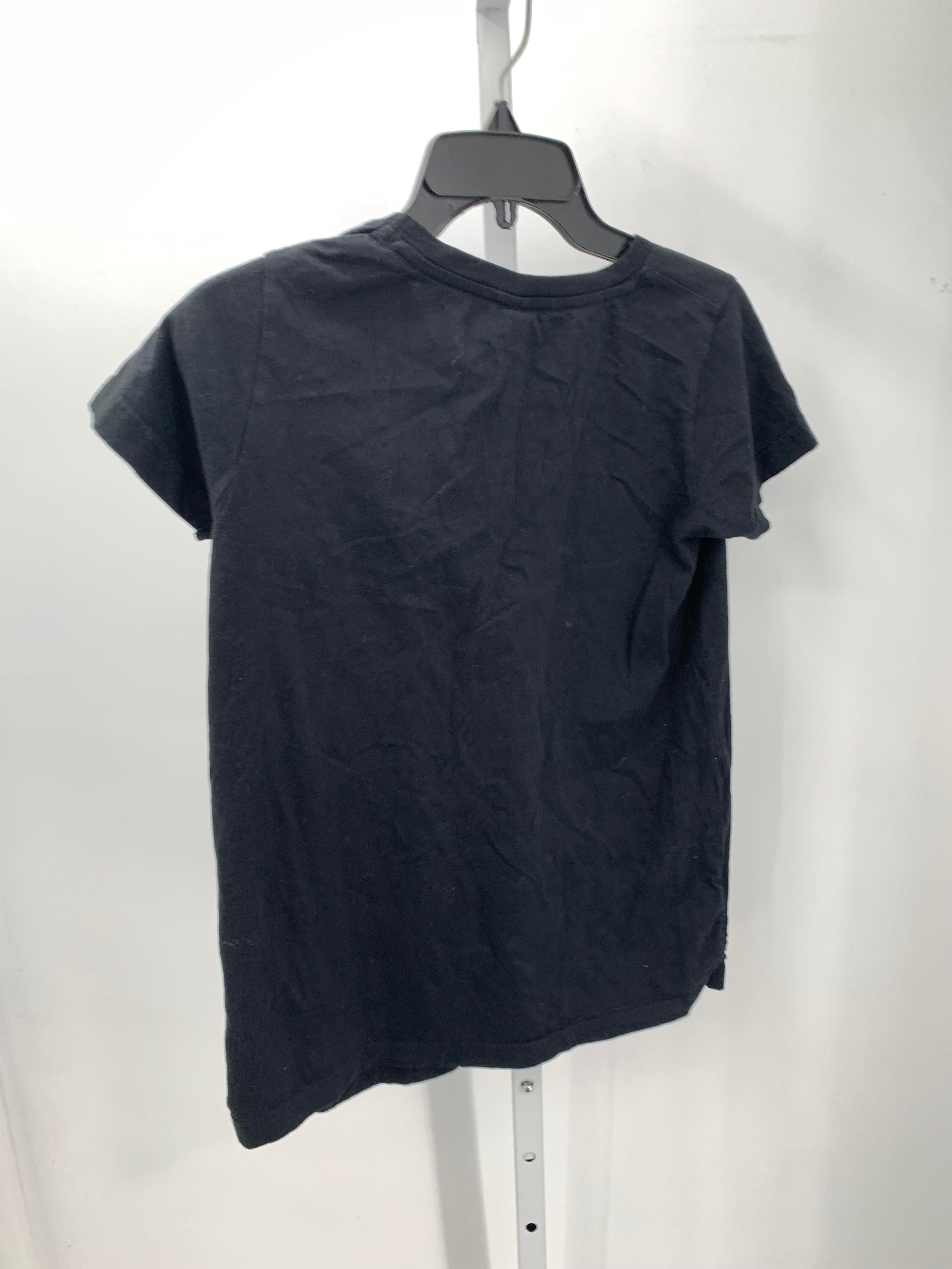 Black Size Small Maternity Short Sleeve Shirt