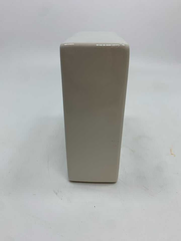 RAE DUNN START WITH YES CERAMIC BLOCK.