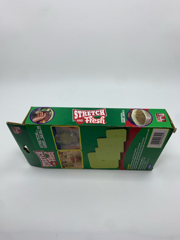 NIP STRETCH AND FRESH REUSABLE FOOD WRAPS.