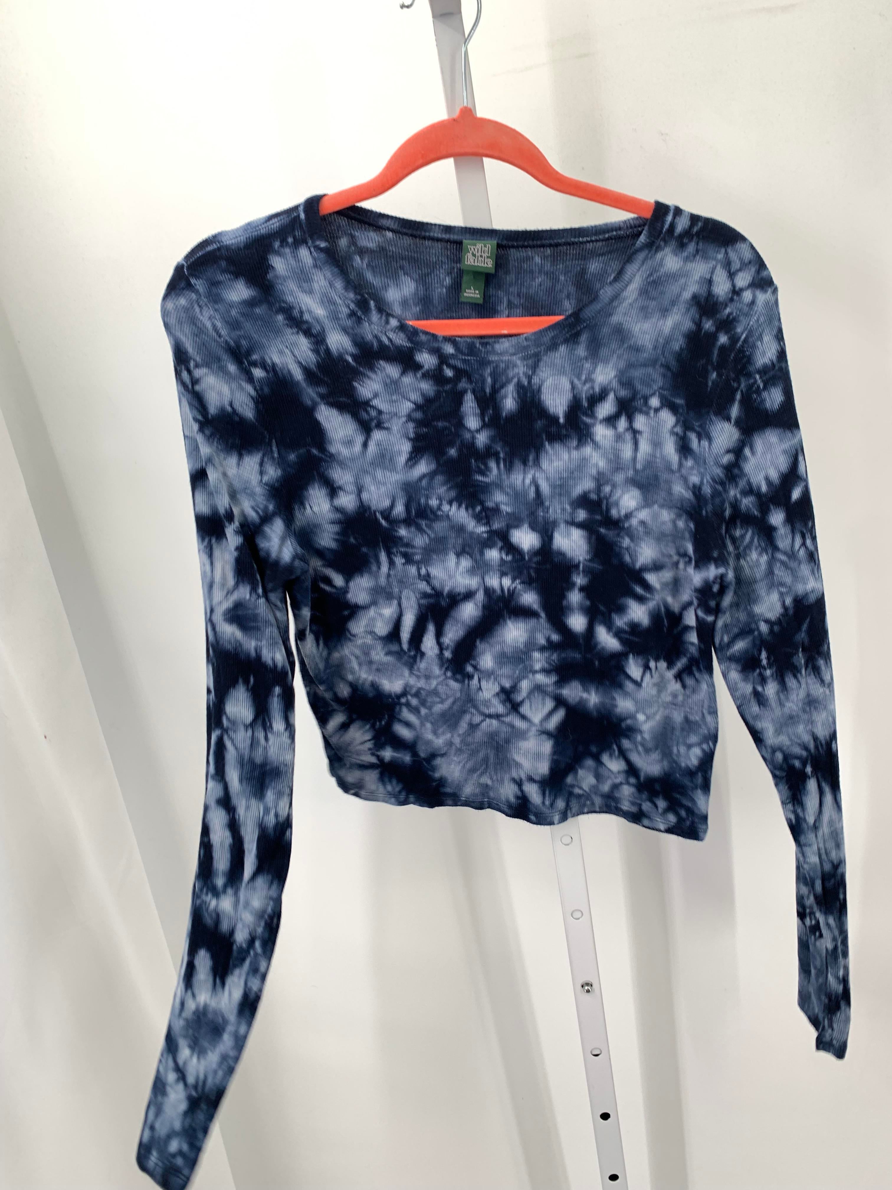 Wild Fable Size Large Juniors Long Sleeve Shirt