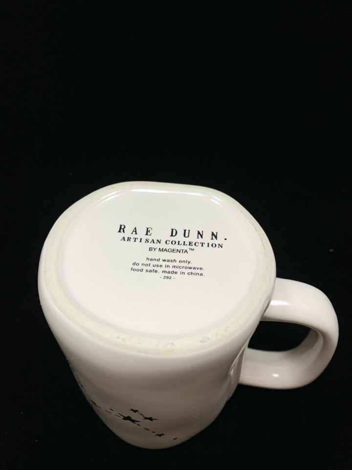 RAE DUNN SAGITTARIUS COFFEE MUG.