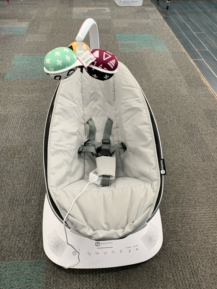 4moms® mamaRoo 4 Multi-MotionTM Baby Swing, Bluetooth Baby Rocker with 5 Unique