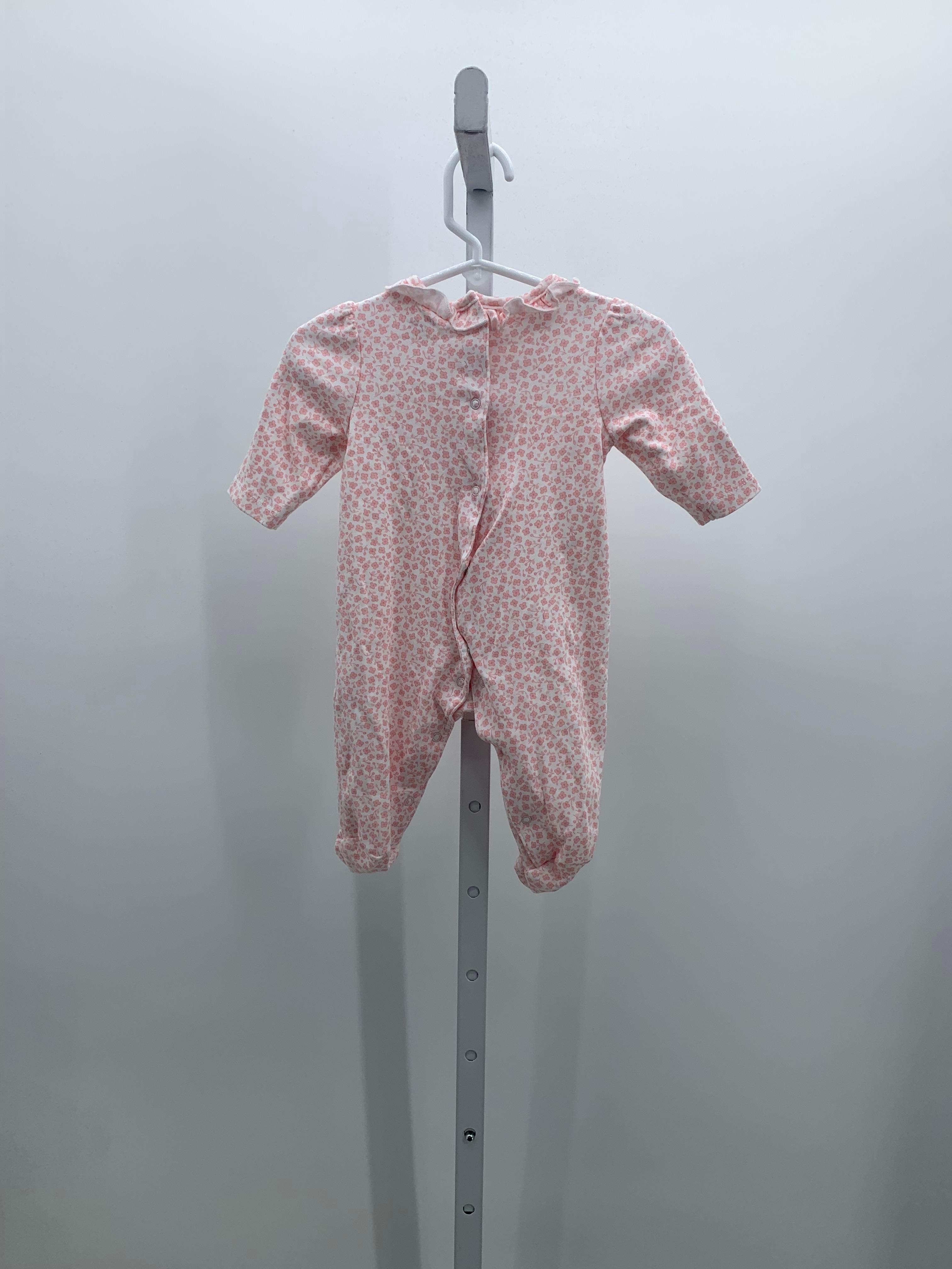 Little Me Size 3 Months Girls Long Slv. Romper