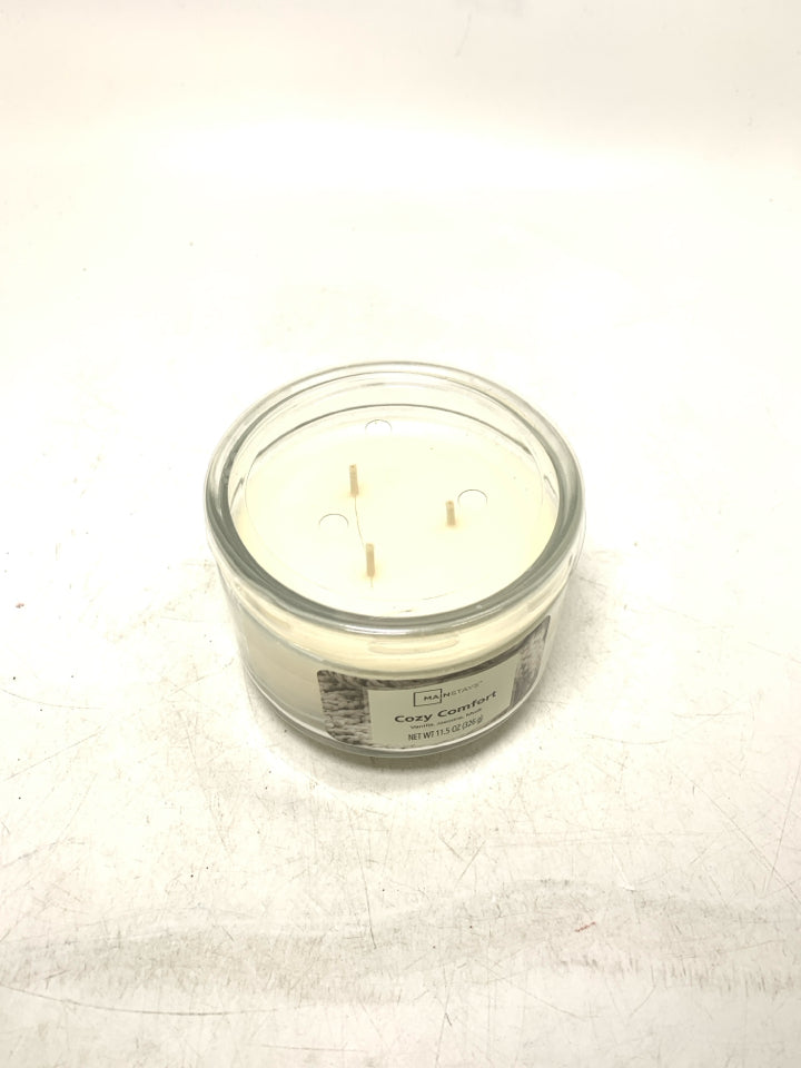 NEW MAINSTAYS COZY COMFORT CANDLE.