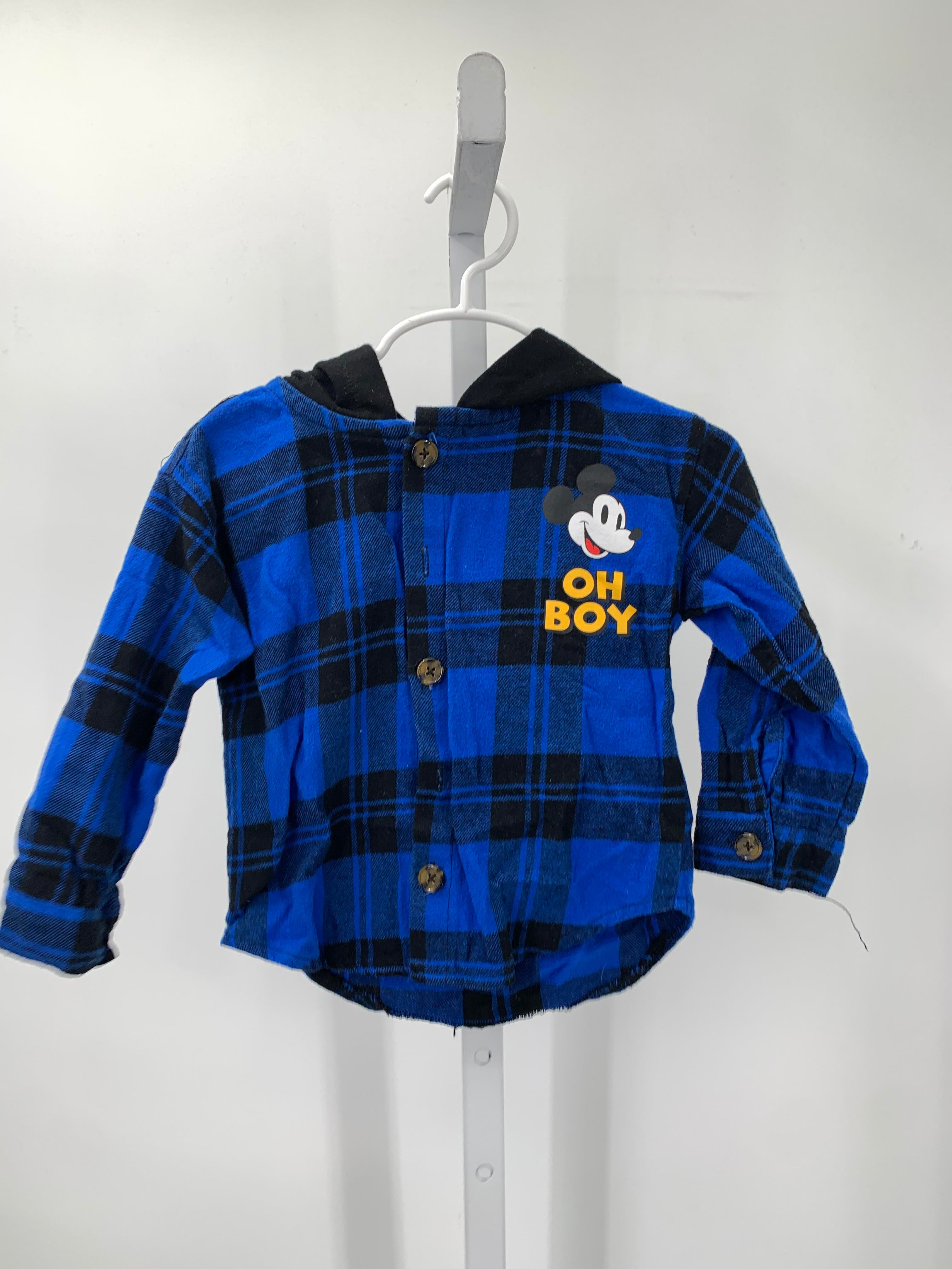 PLAID HOODED MICKEY MOUSE