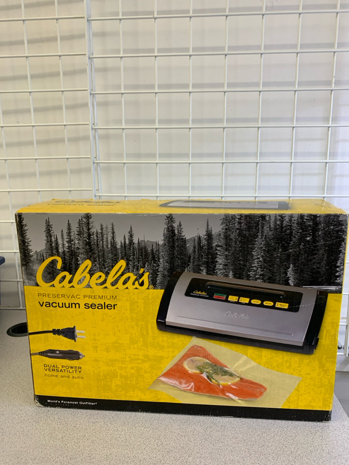 NIB CABELA'S VACUUM SEALER.