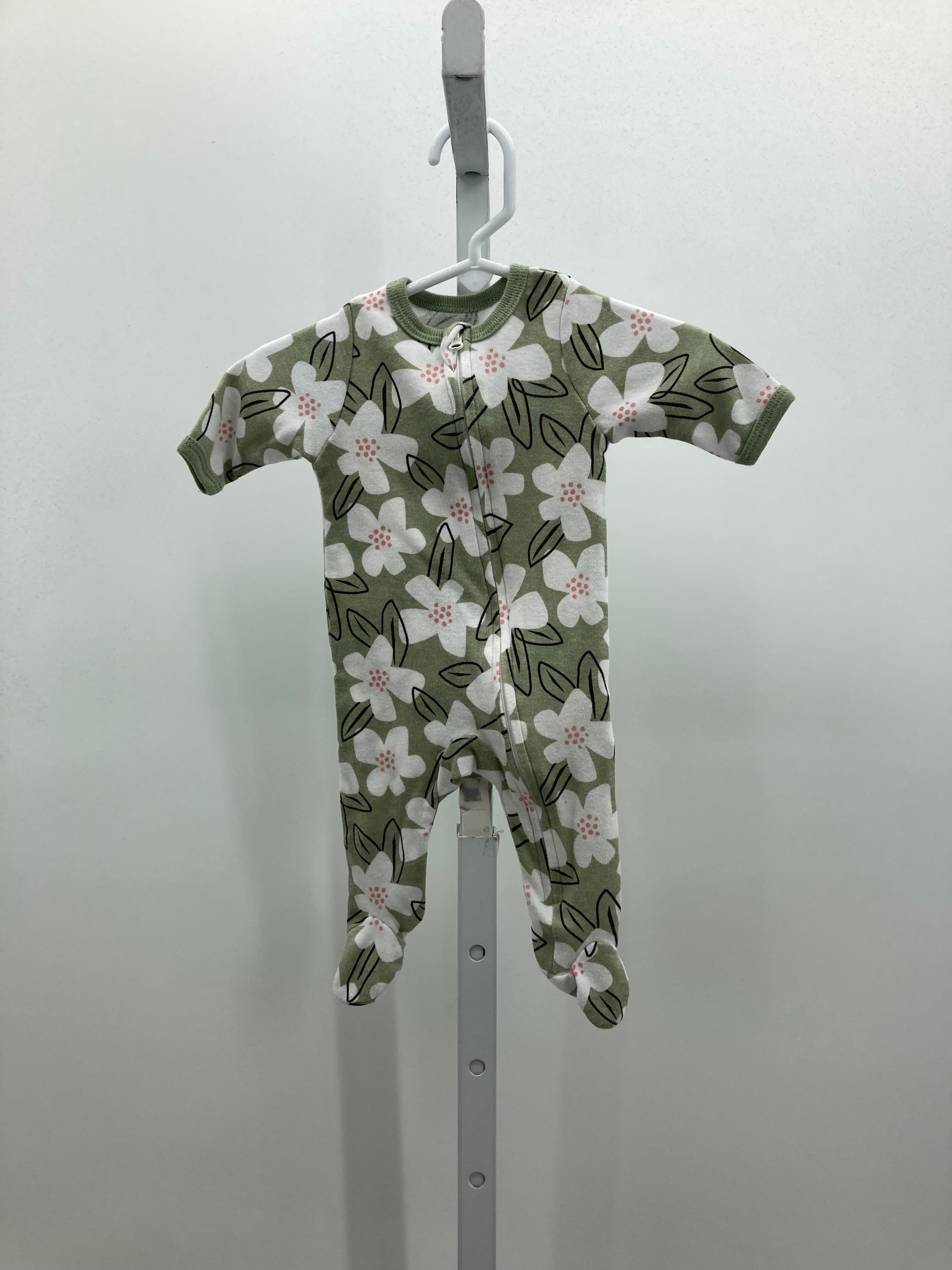 Size Newborn Girls Long Slv. Romper