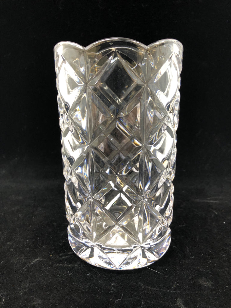 MARQUIS BY WATERFORD CRYSTAL CUT VASE.