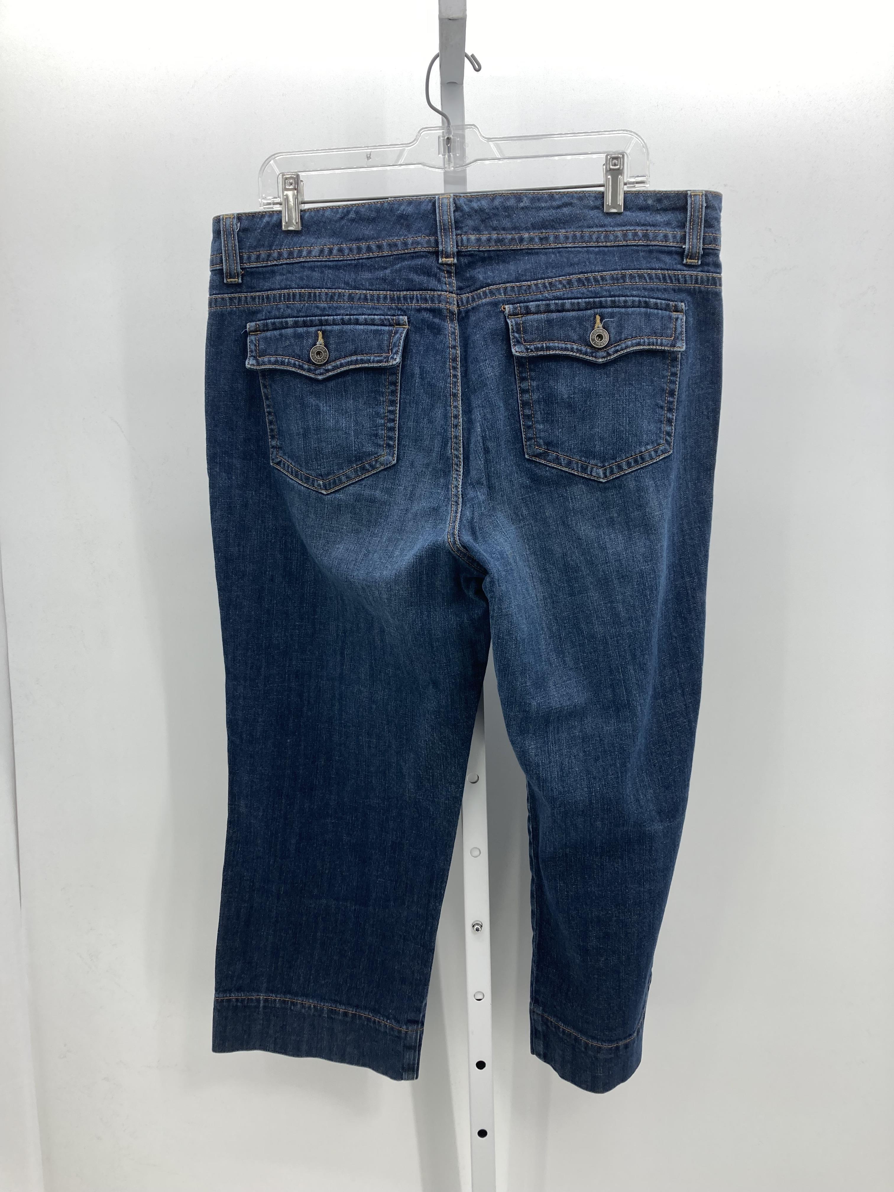 Gloria Vanderbilt Size 16 Misses Cropped Jeans
