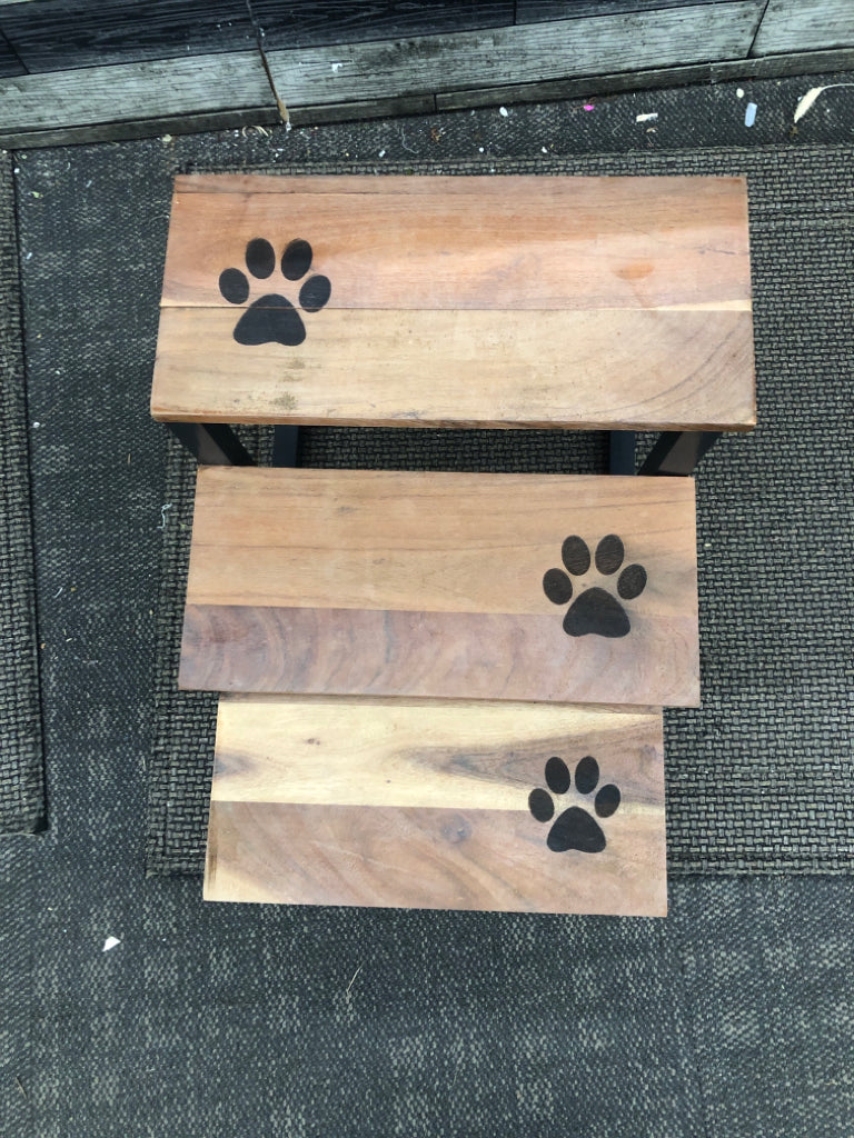 PAW PRINT STEPS.
