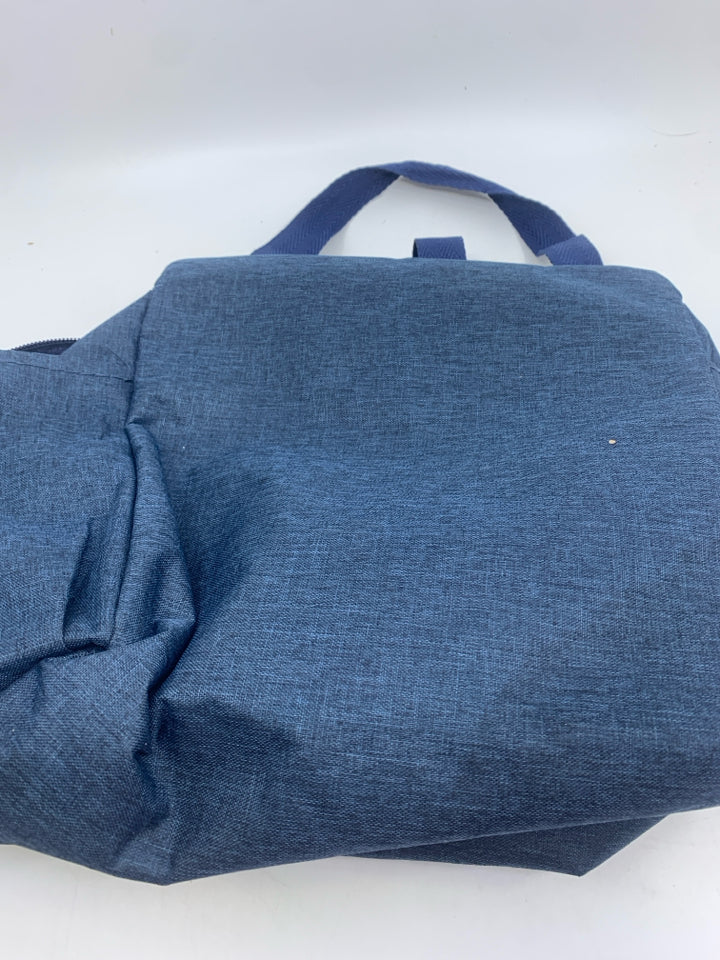 NAVY BLUE BRIVILAS LUNCH PAIL.