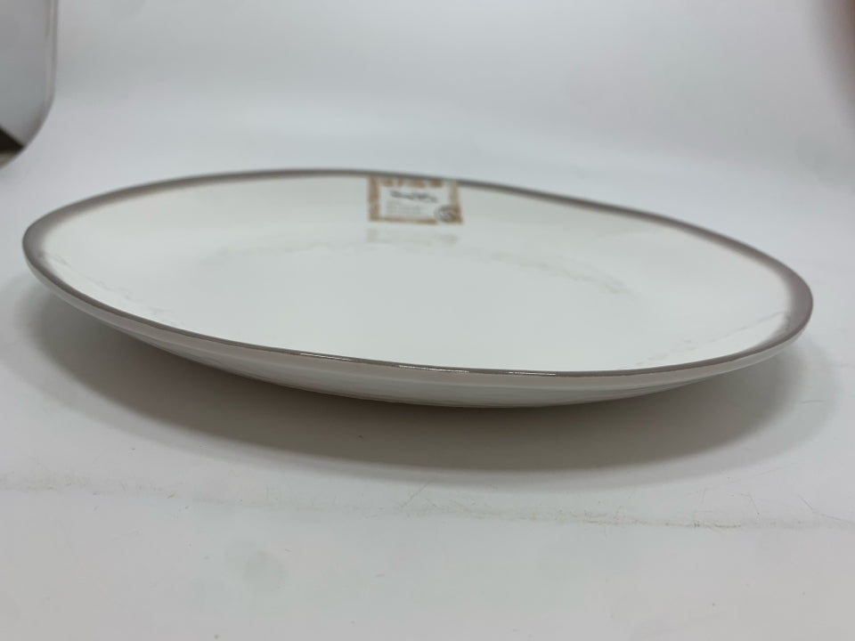18PC MELAMINE DINNER SET SVC FOR 6.