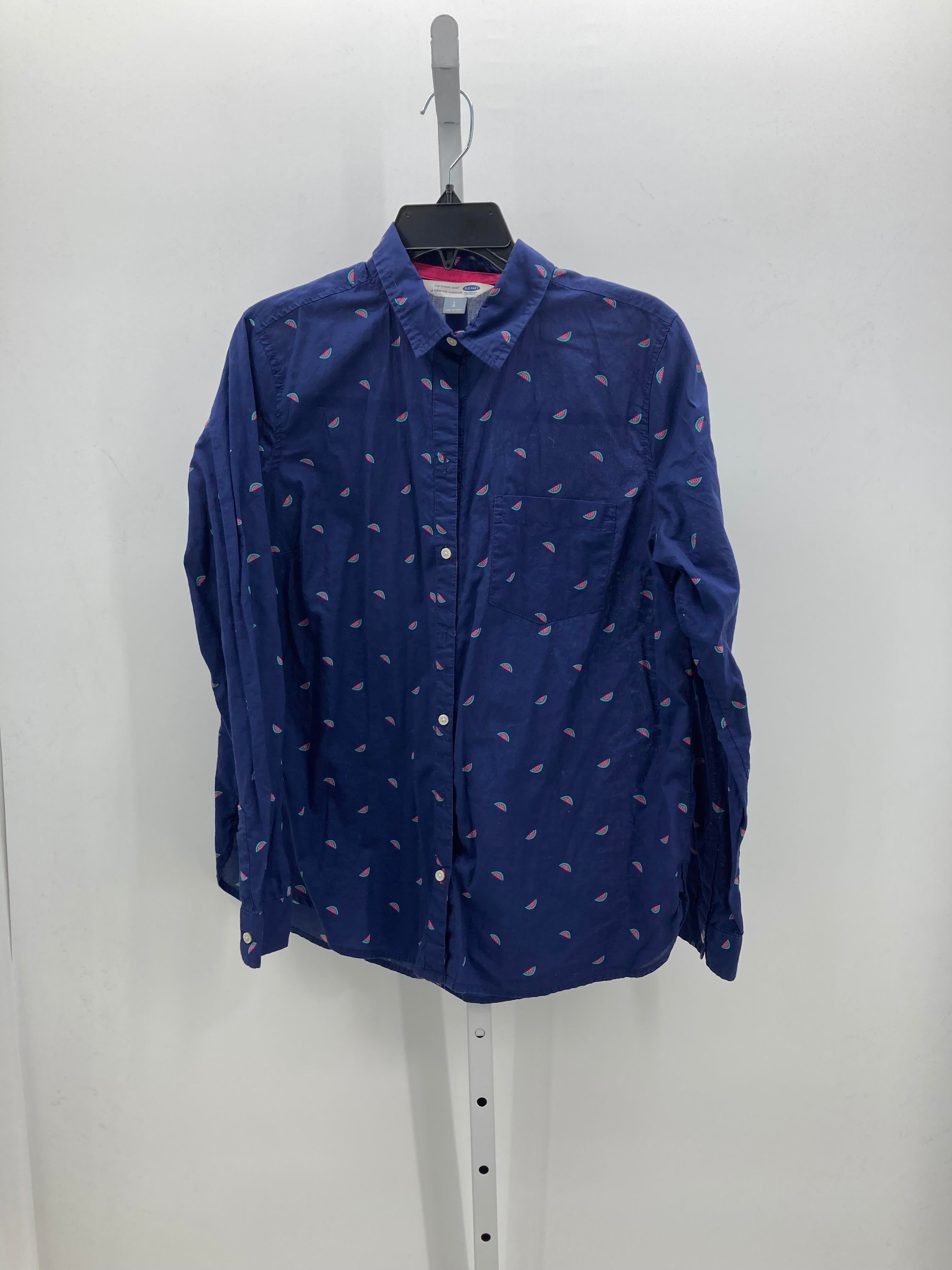 Old Navy Size Large Misses Long Sleeve Shirt