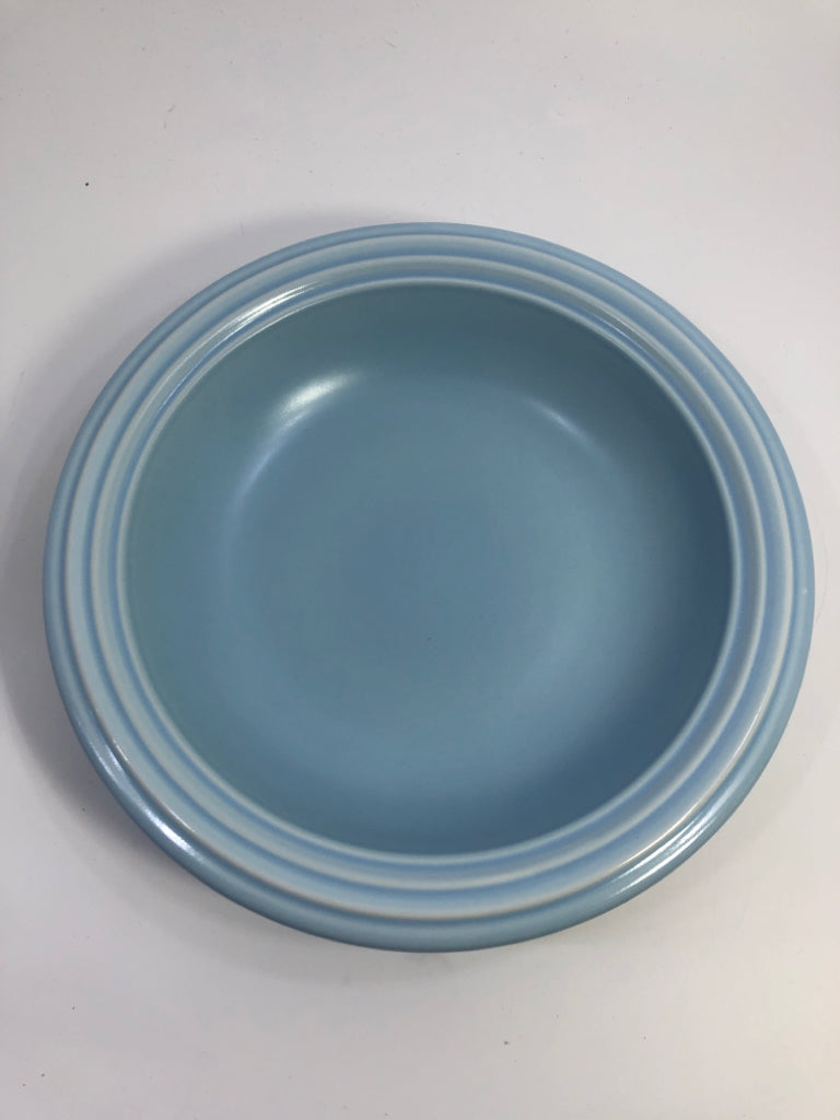 LT BLUE PFALTZGRAFF SERVING BOWL.