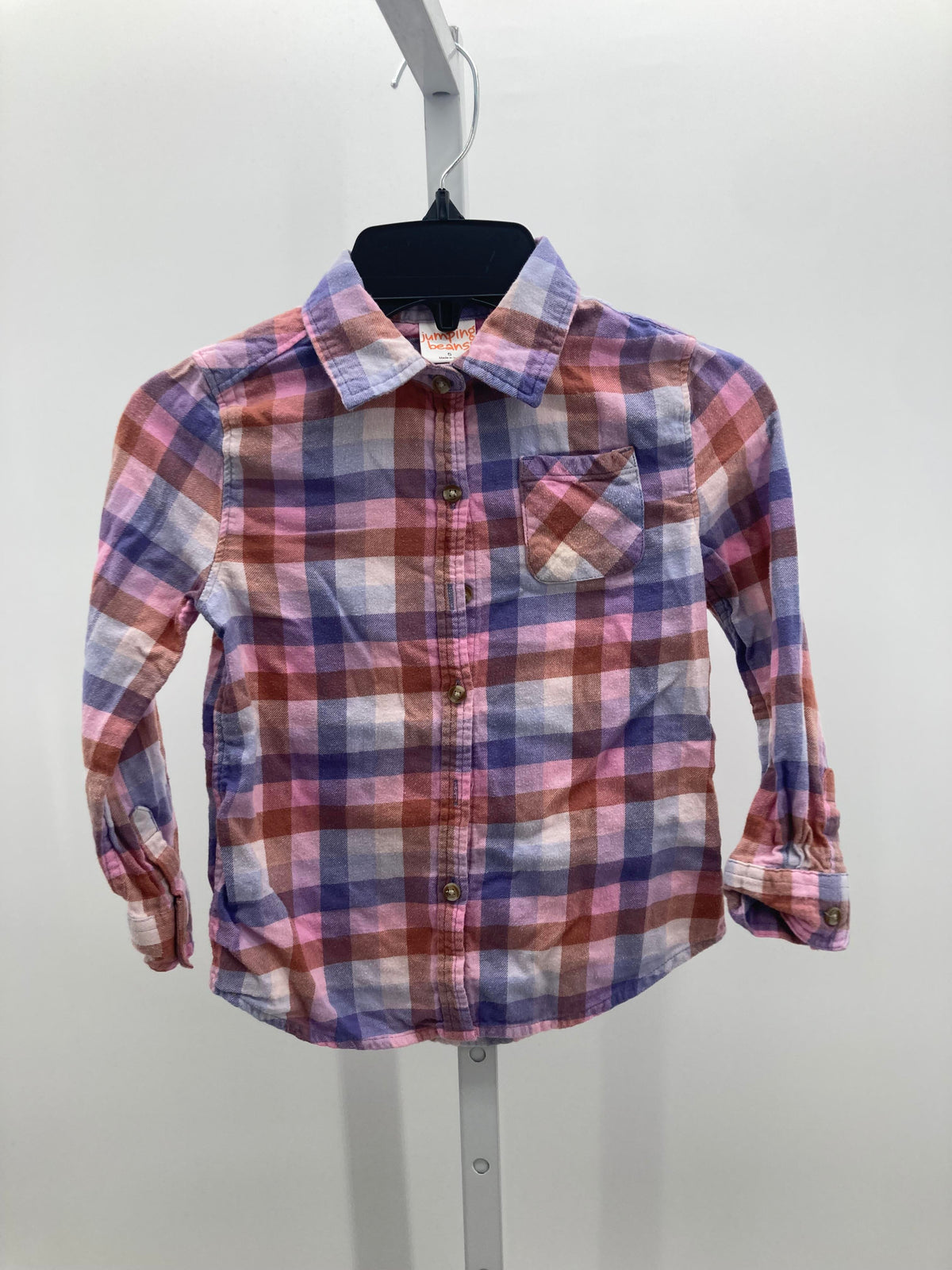 Jumping Beans Size 5 Girls Long Sleeve Shirt