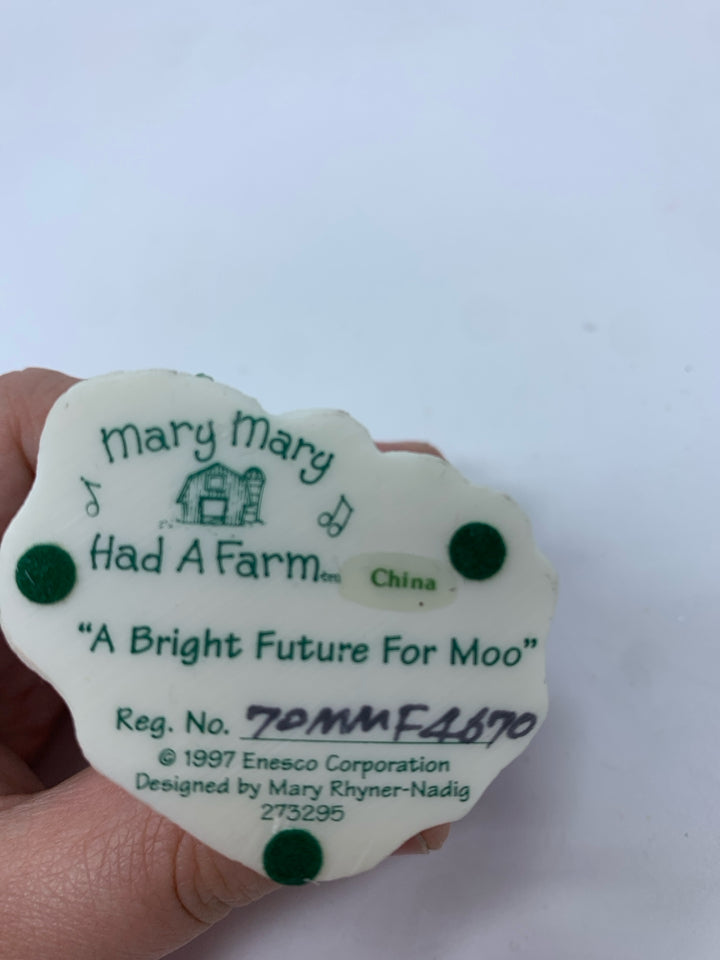"A BRIGHT FUTURE FOR MOO" MARY MOOMOOS FIGURE.