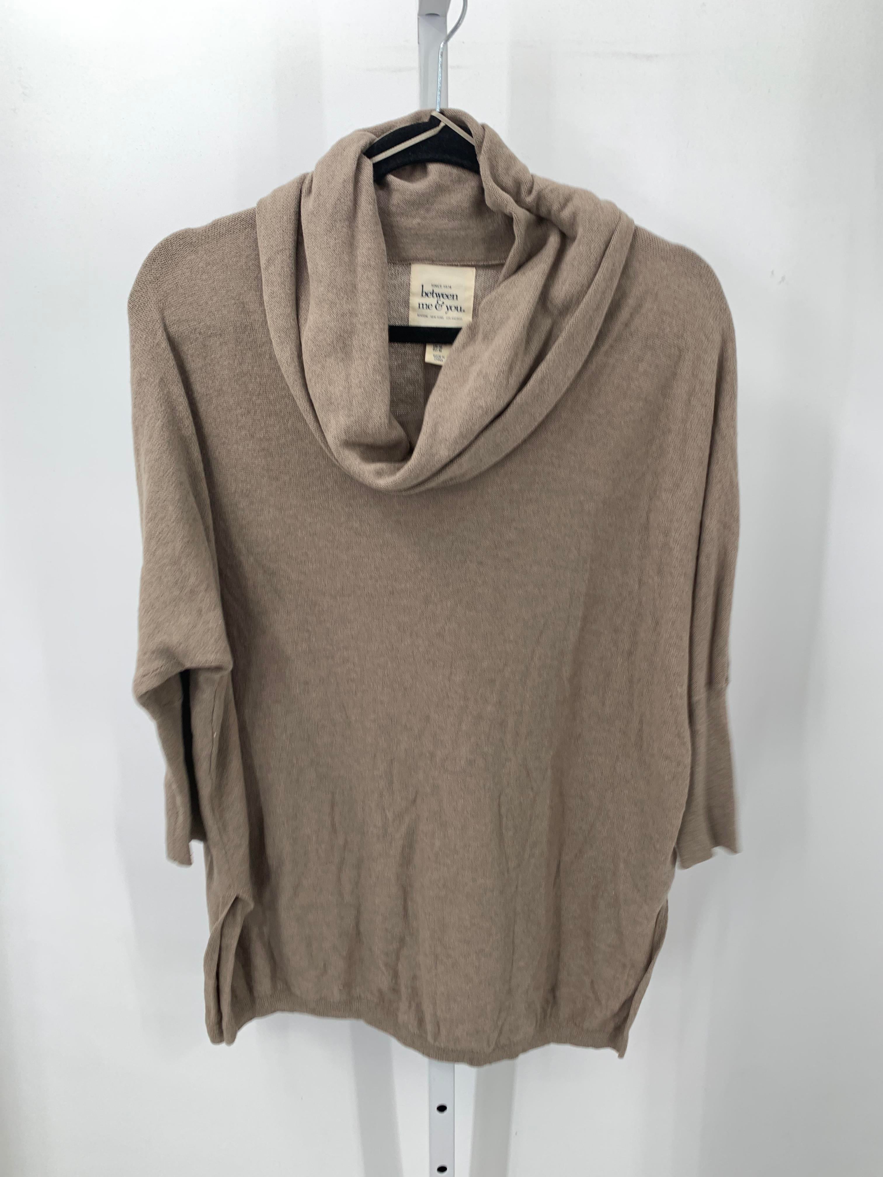 Between Me & You Size Medium Misses 3/4 Sleeve Sweater