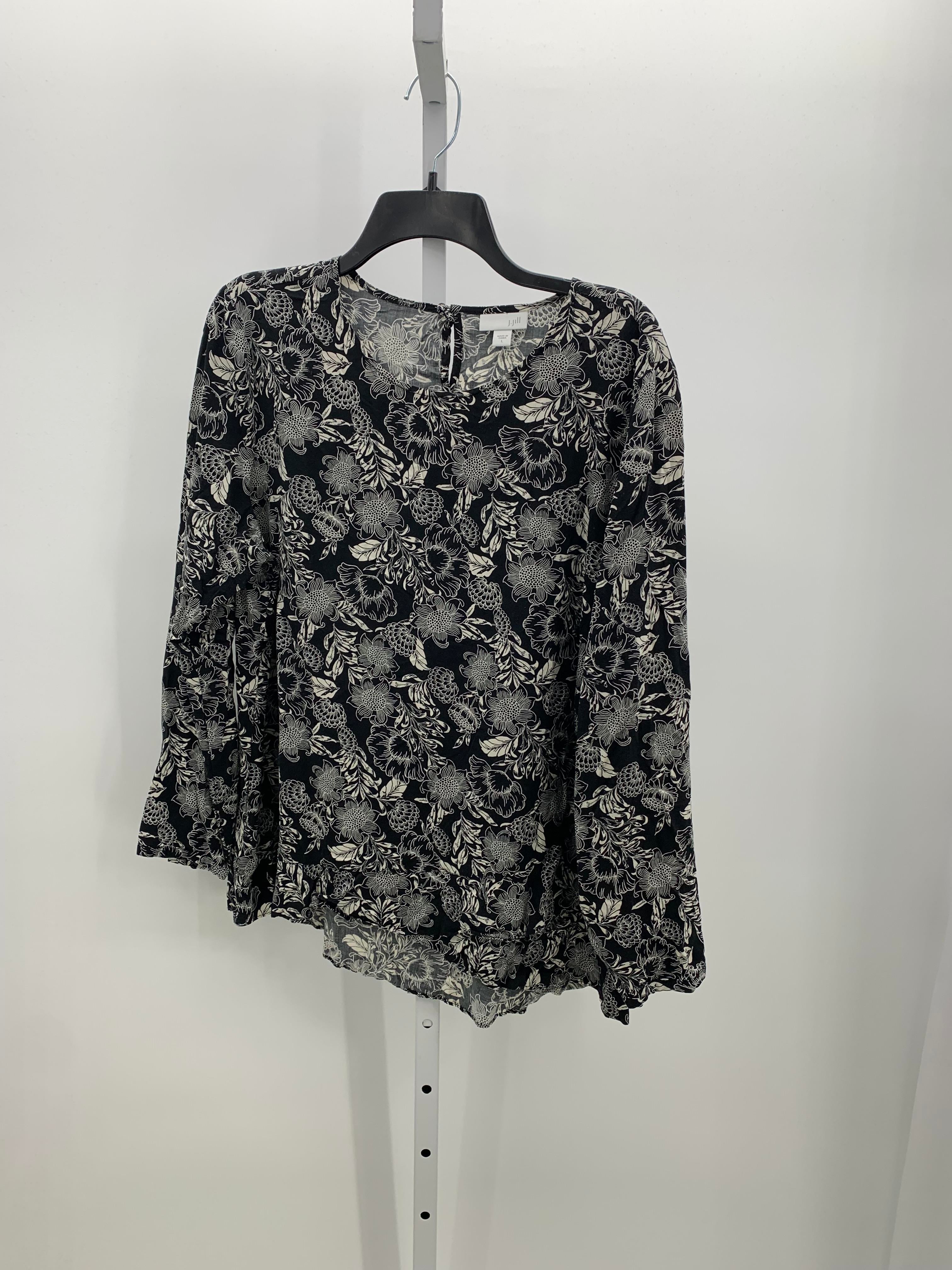 J-Jill Size Large Misses Long Sleeve Shirt