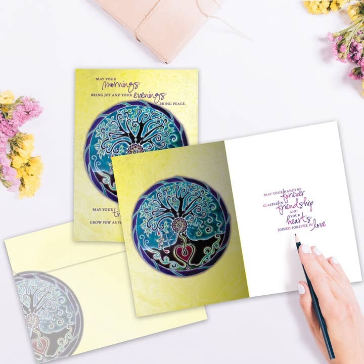 Tree Of Life Blessing, Wedding Card