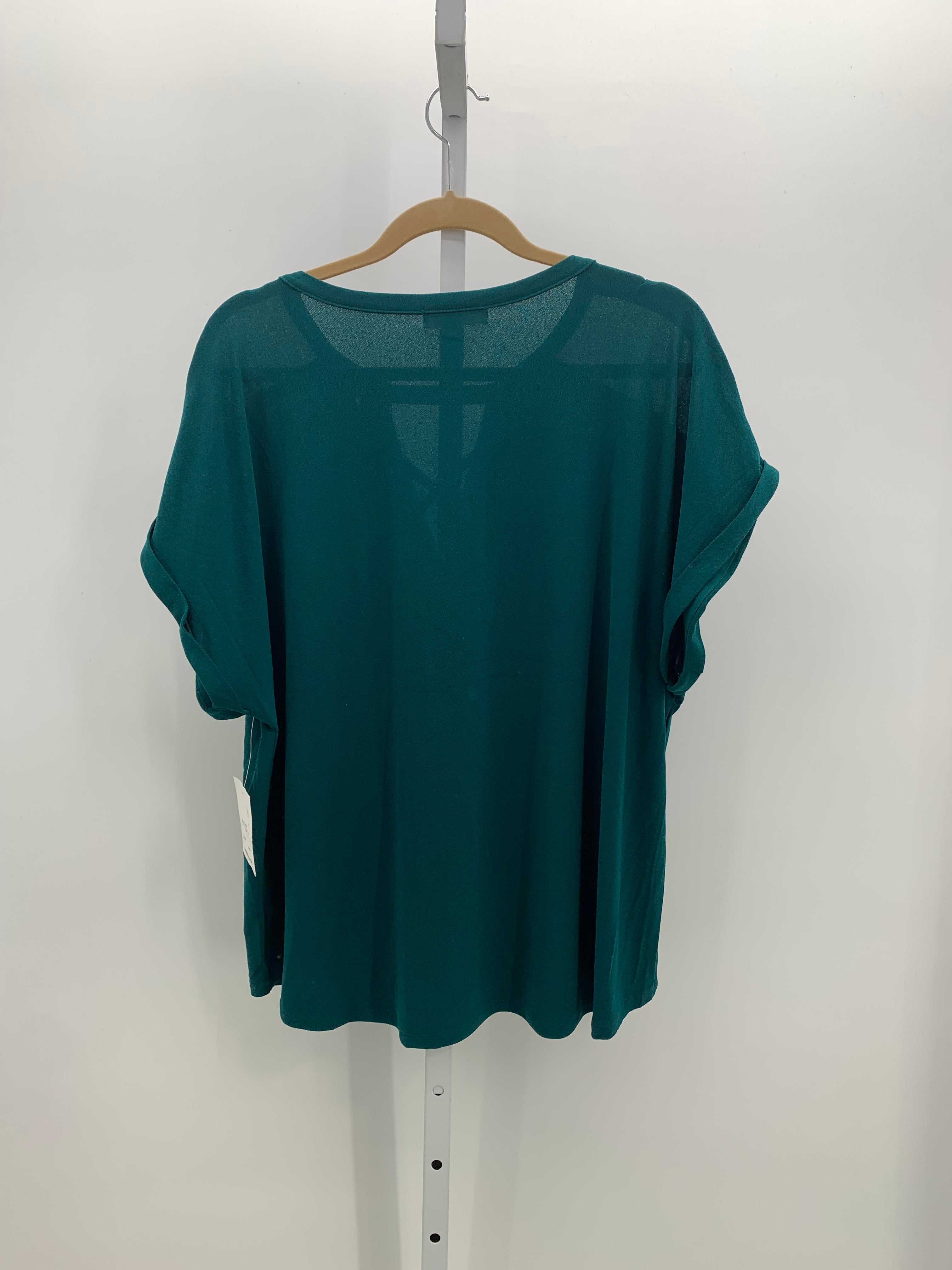 89th & Madison Size 2X Womens Short Sleeve Shirt
