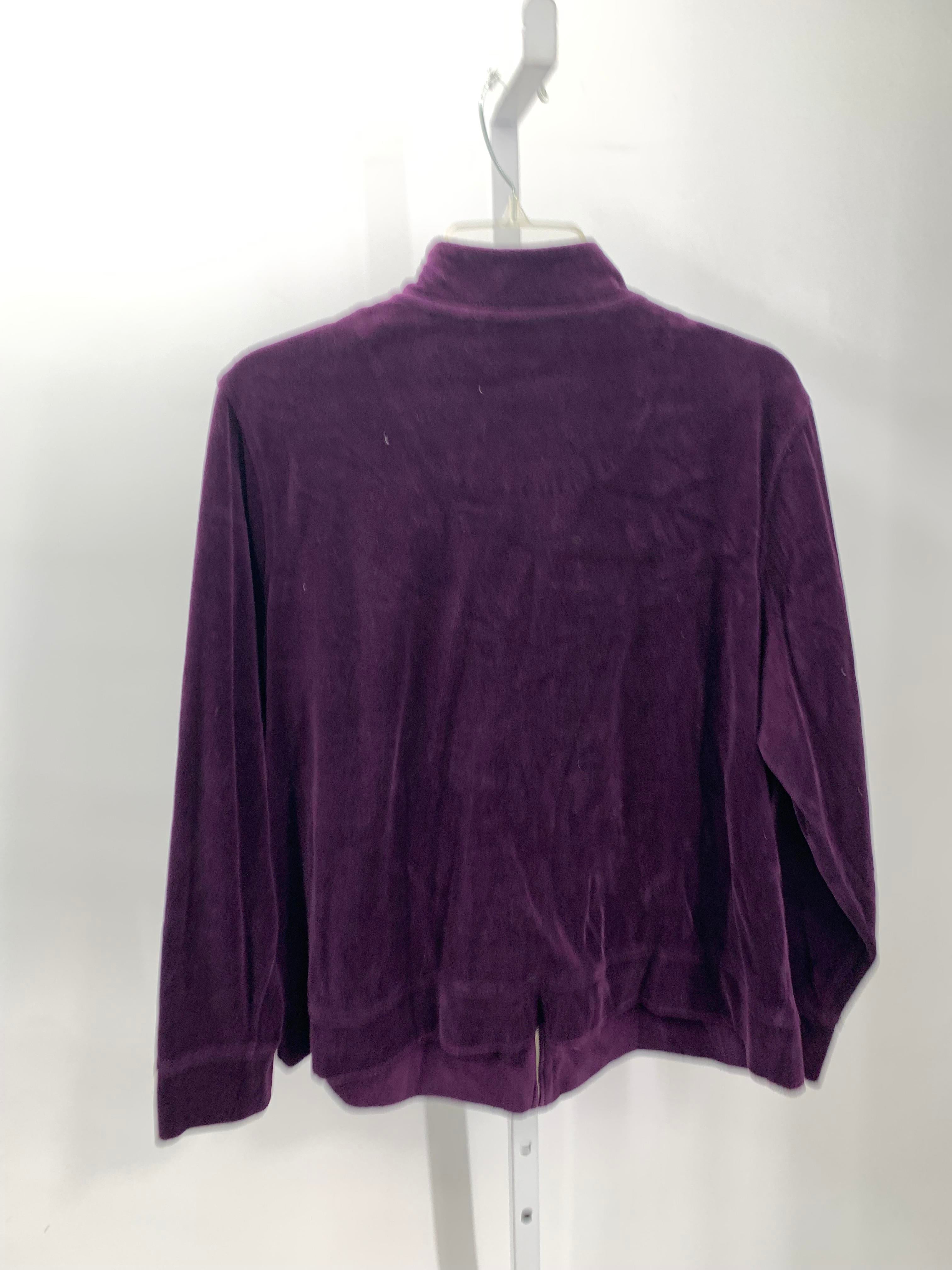 Charter Club Size 1X Womens Fleece Jacket