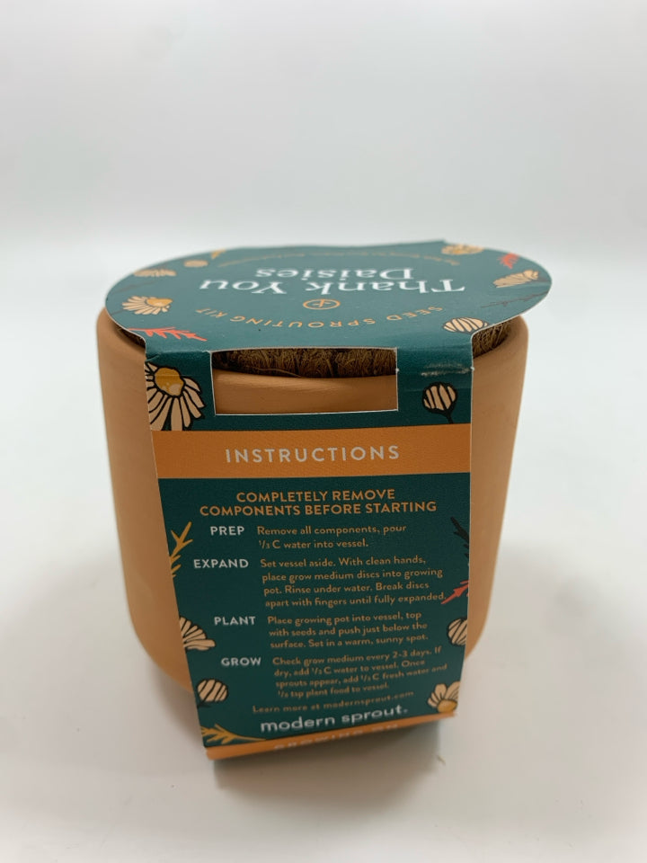 NIP DAISY SEED SPROUTING KIT.