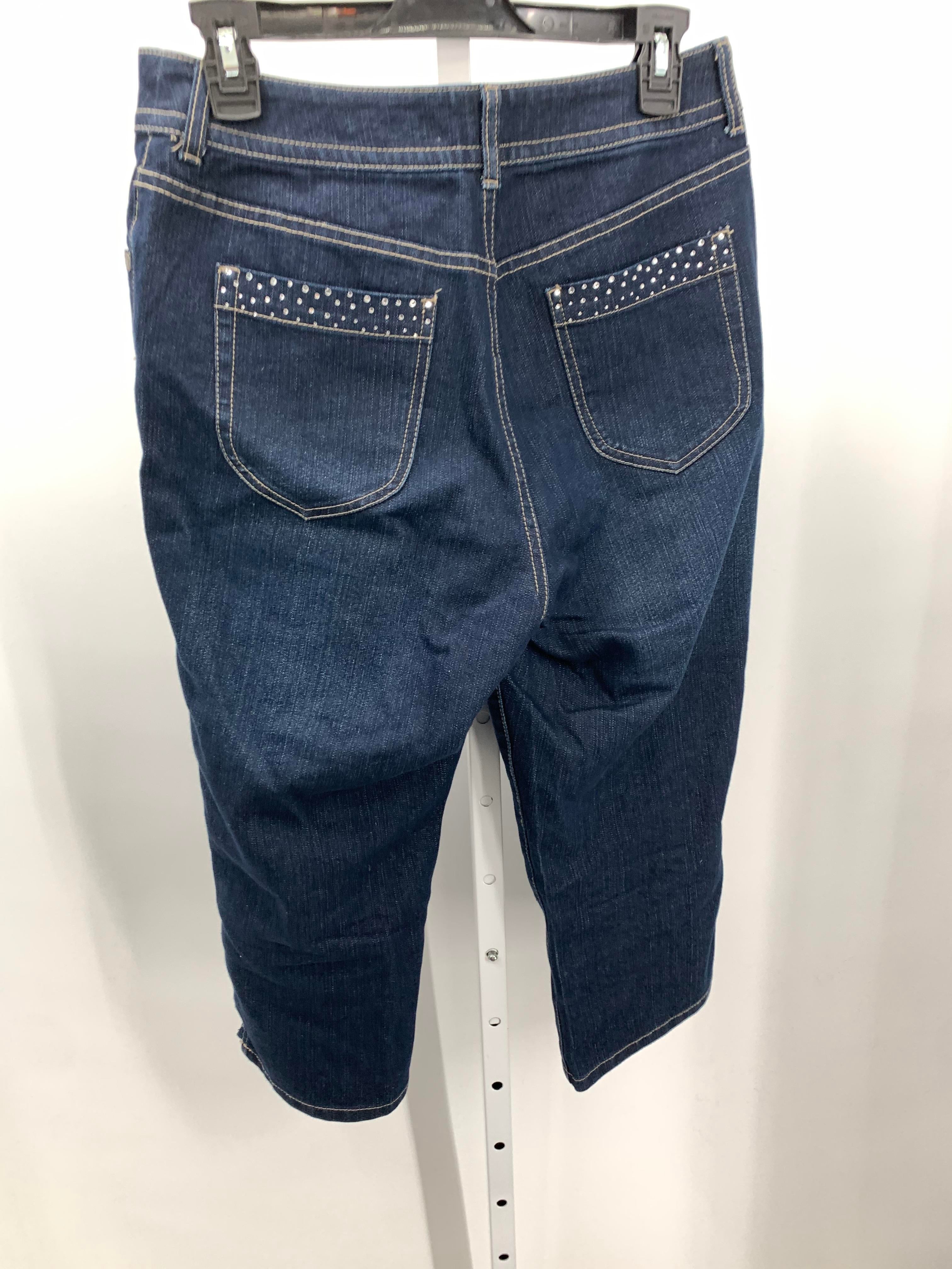Chico's Size Small Misses Cropped Jeans