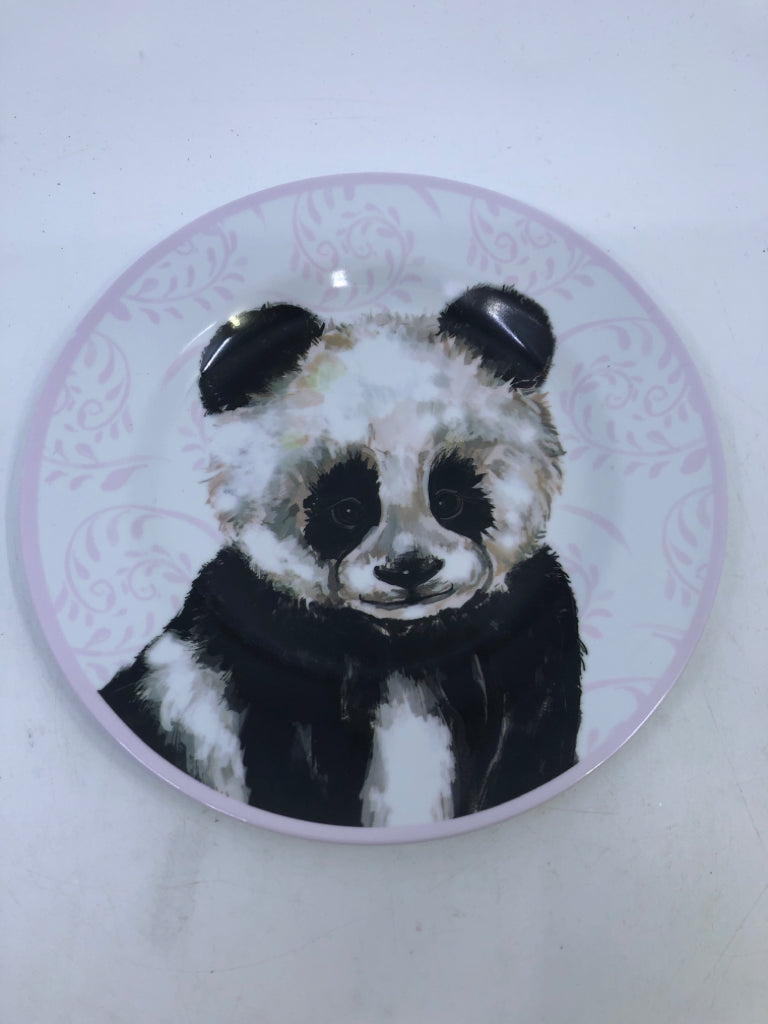 PANDA PLATE & BOWL SET MELAMINE RUSTICO.