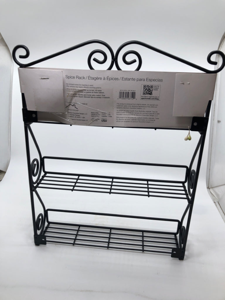 NWT SCROLL SPICE RACK.