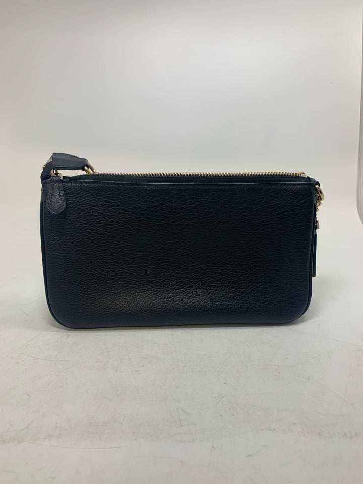 Coach Nolita Wristlet/Bag Chain Pebbled Leather Gold Hardware F53340