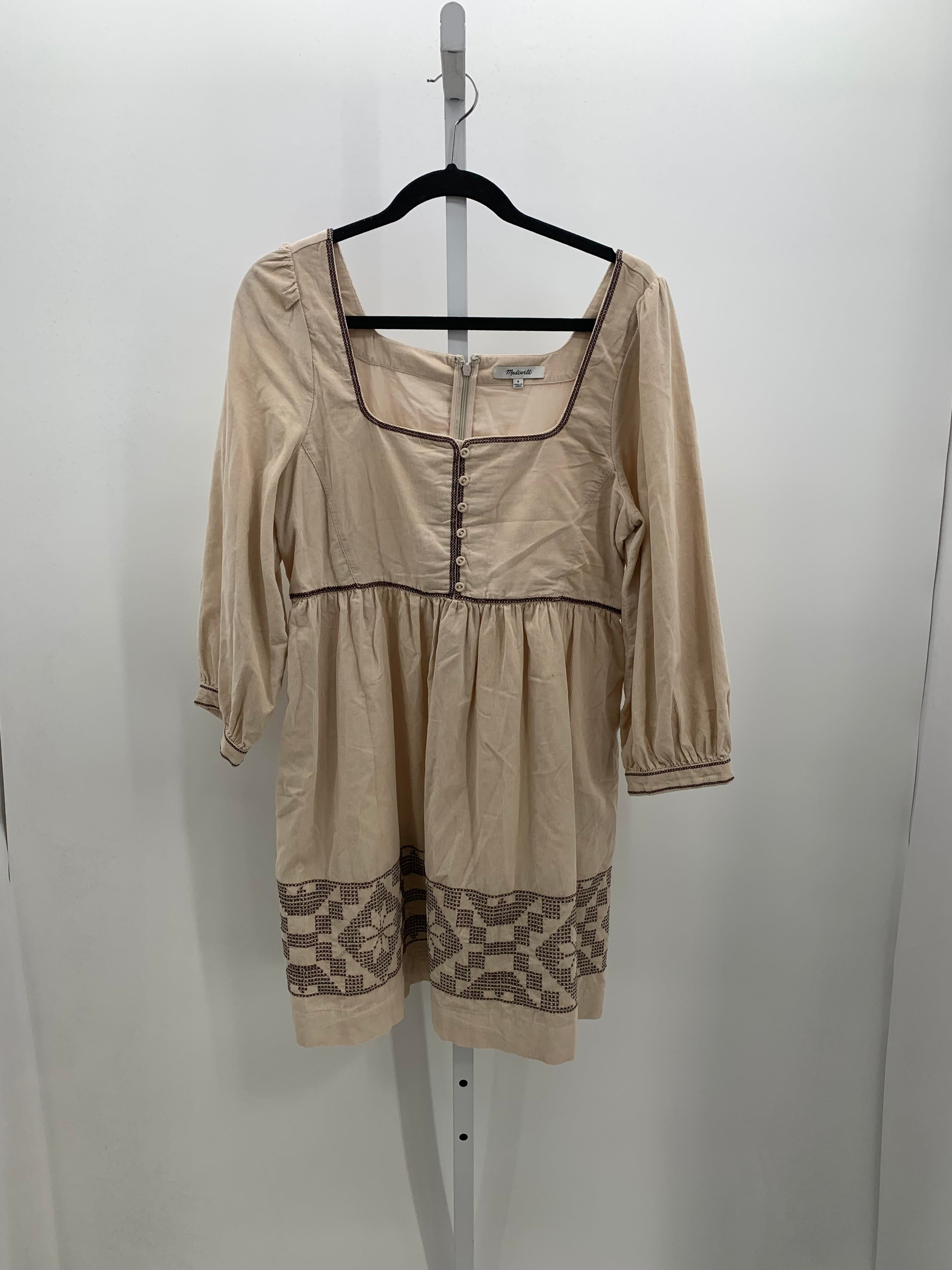 Madewell Size 8 Misses Long Sleeve Dress