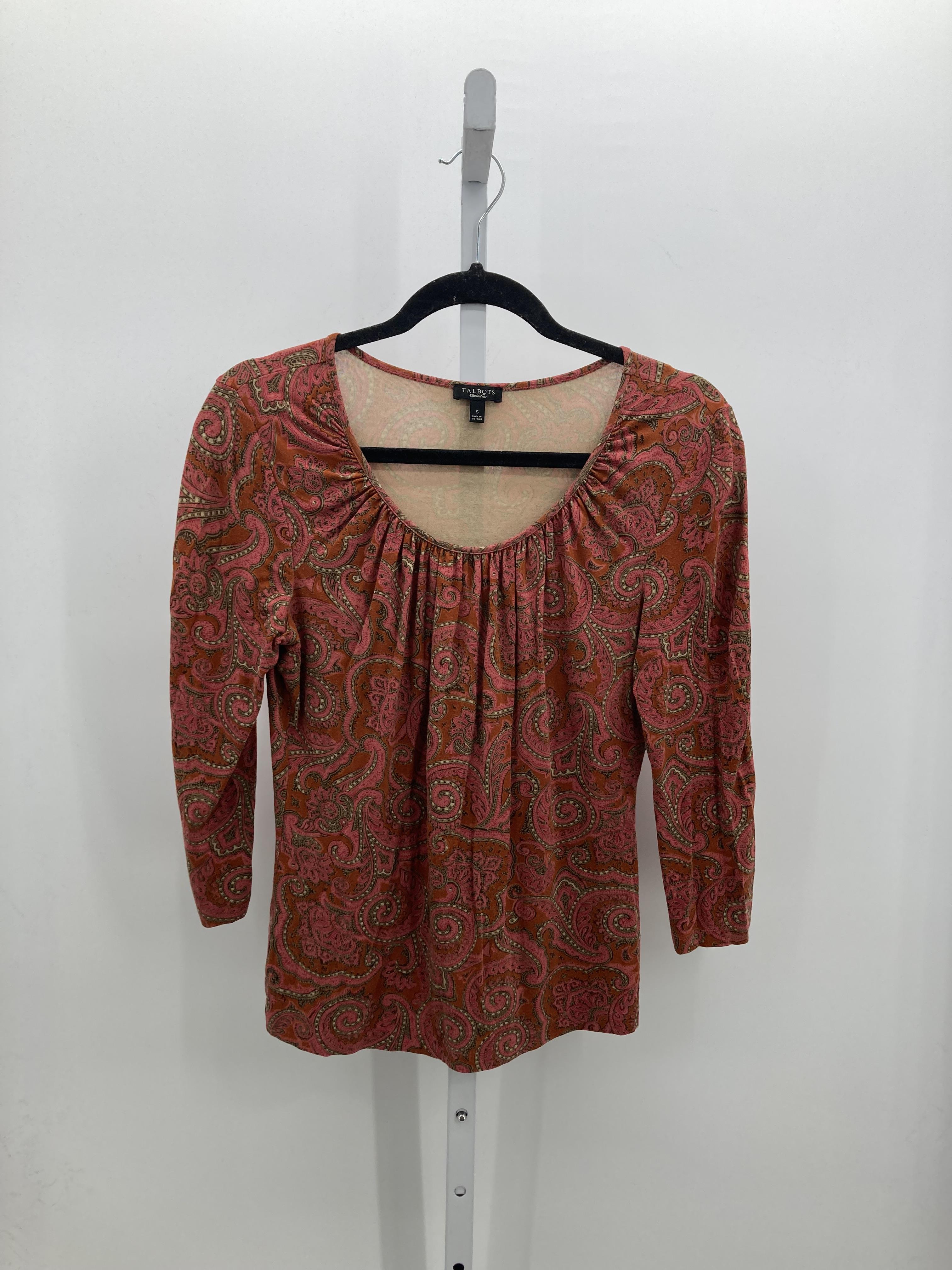 Talbots Size Small Misses 3/4 Sleeve Shirt
