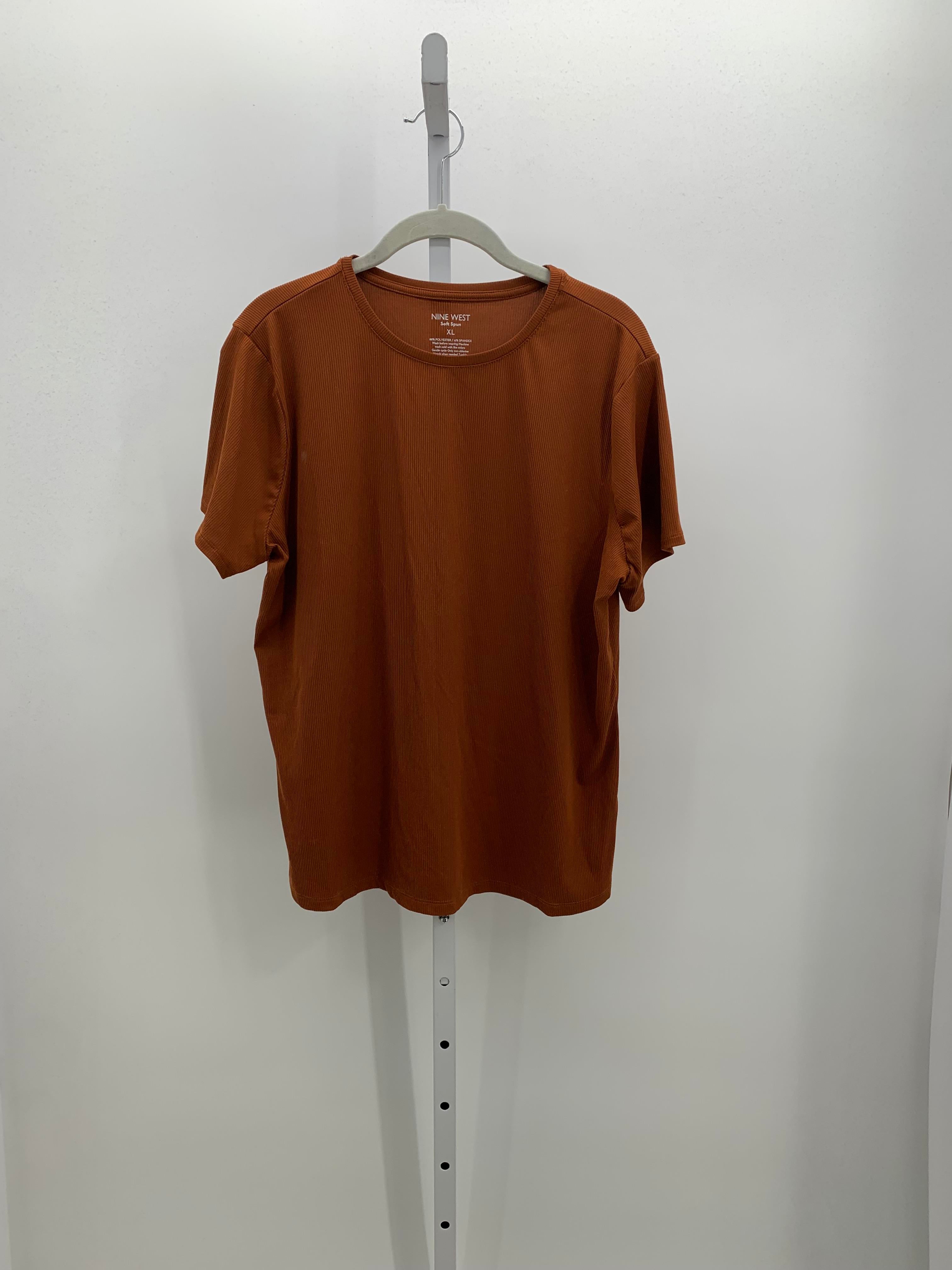 Nine West Size Extra Large Misses Short Sleeve Shirt