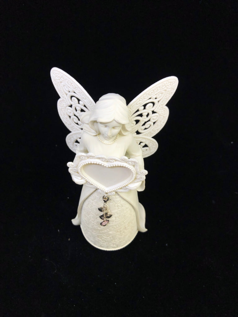 "EXPECT MIRACLES" ANGEL FIGURINE MUSIC BOX "PECHELBEL'S CANON".