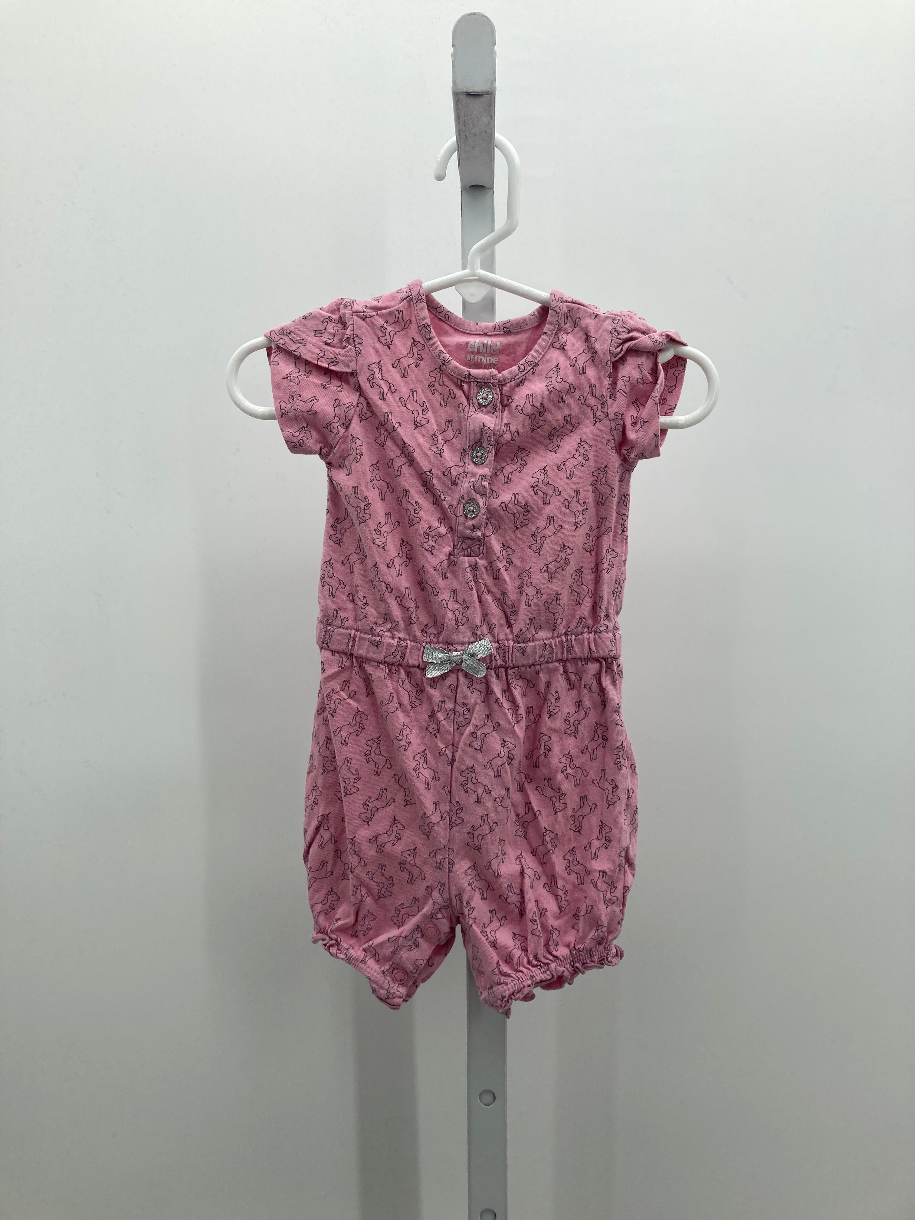Child of Mine Size 6-9 mon Girls Short Slv. Romper