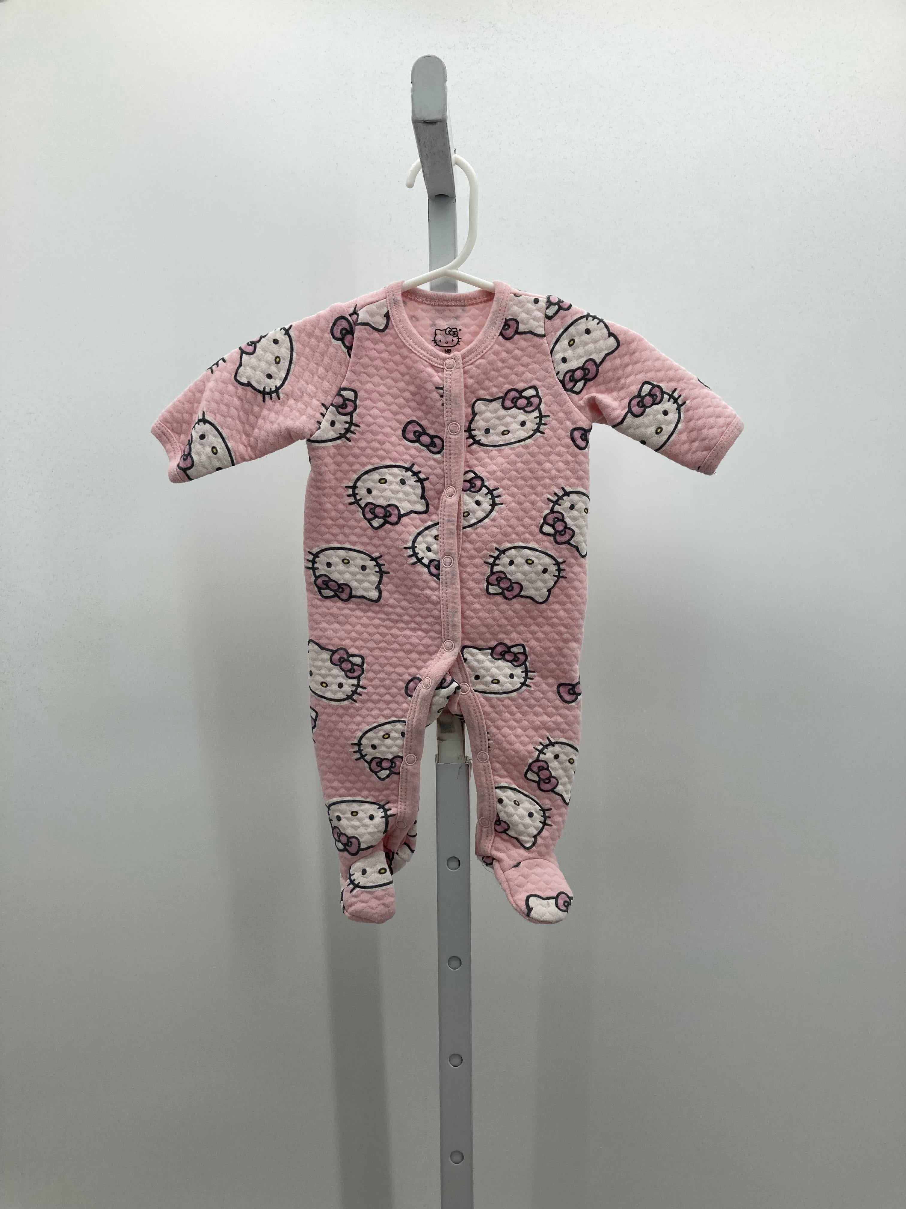 Hello Kitty Size Newborn Girls Long Slv. Romper