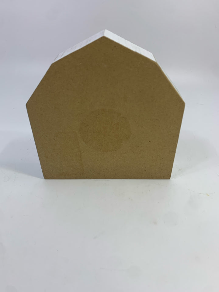 BARN WOOD BLOCK SHELF DECOR.