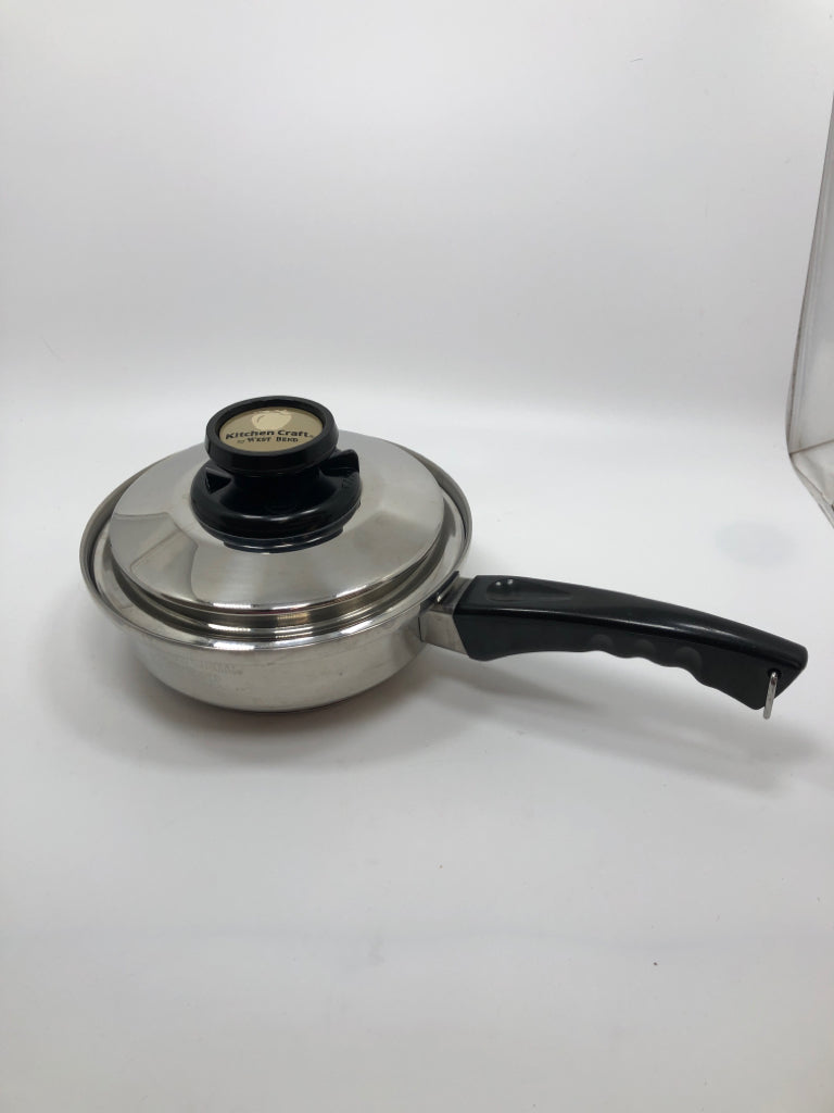 KITCHEN CRAFT SAUCE PAN W/LID.