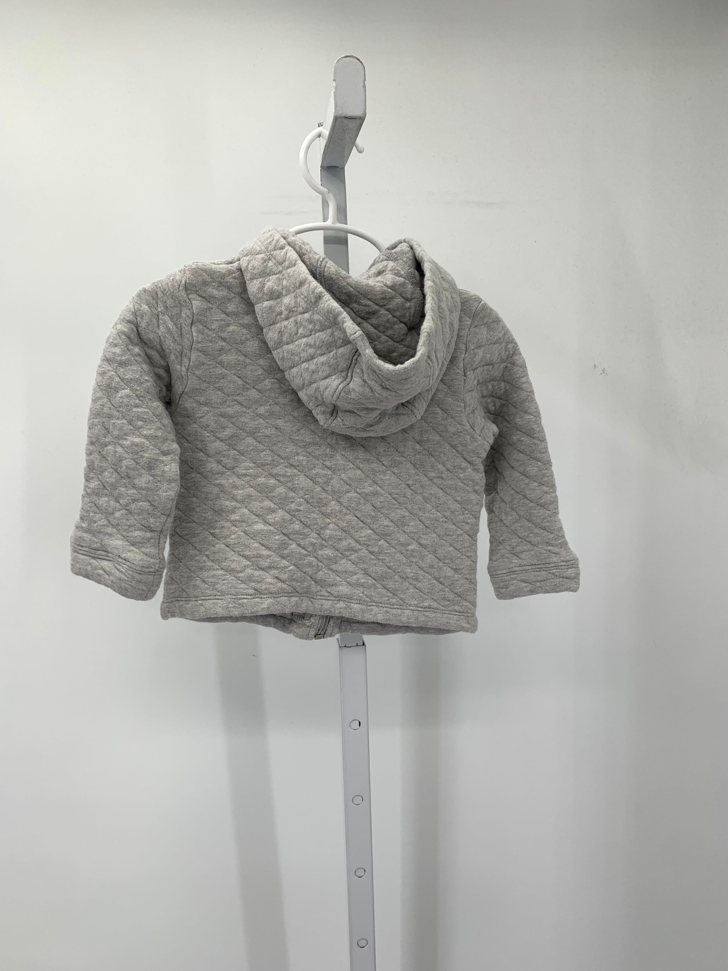 HOODED ZIP QUILTED KNIT