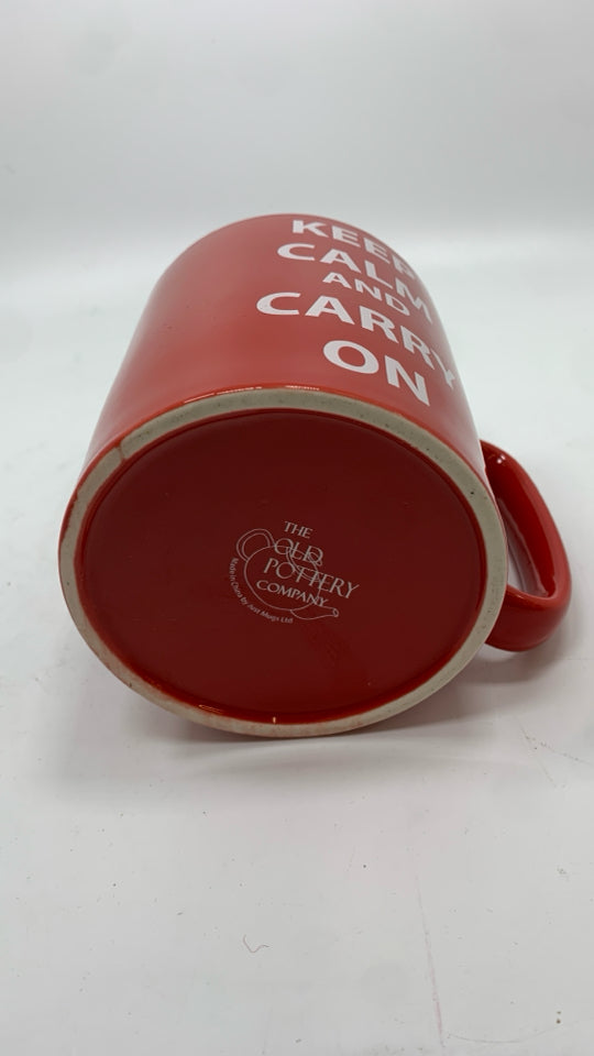 KEEP CALM AND CARRY ON MUG.