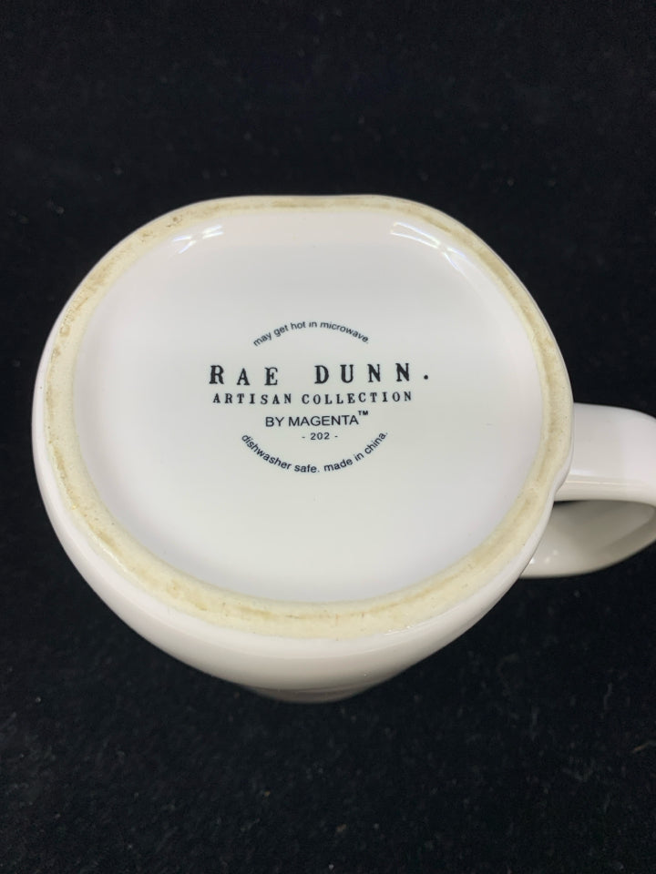 RAE DUNN WAKE UP COFFEE MUG.