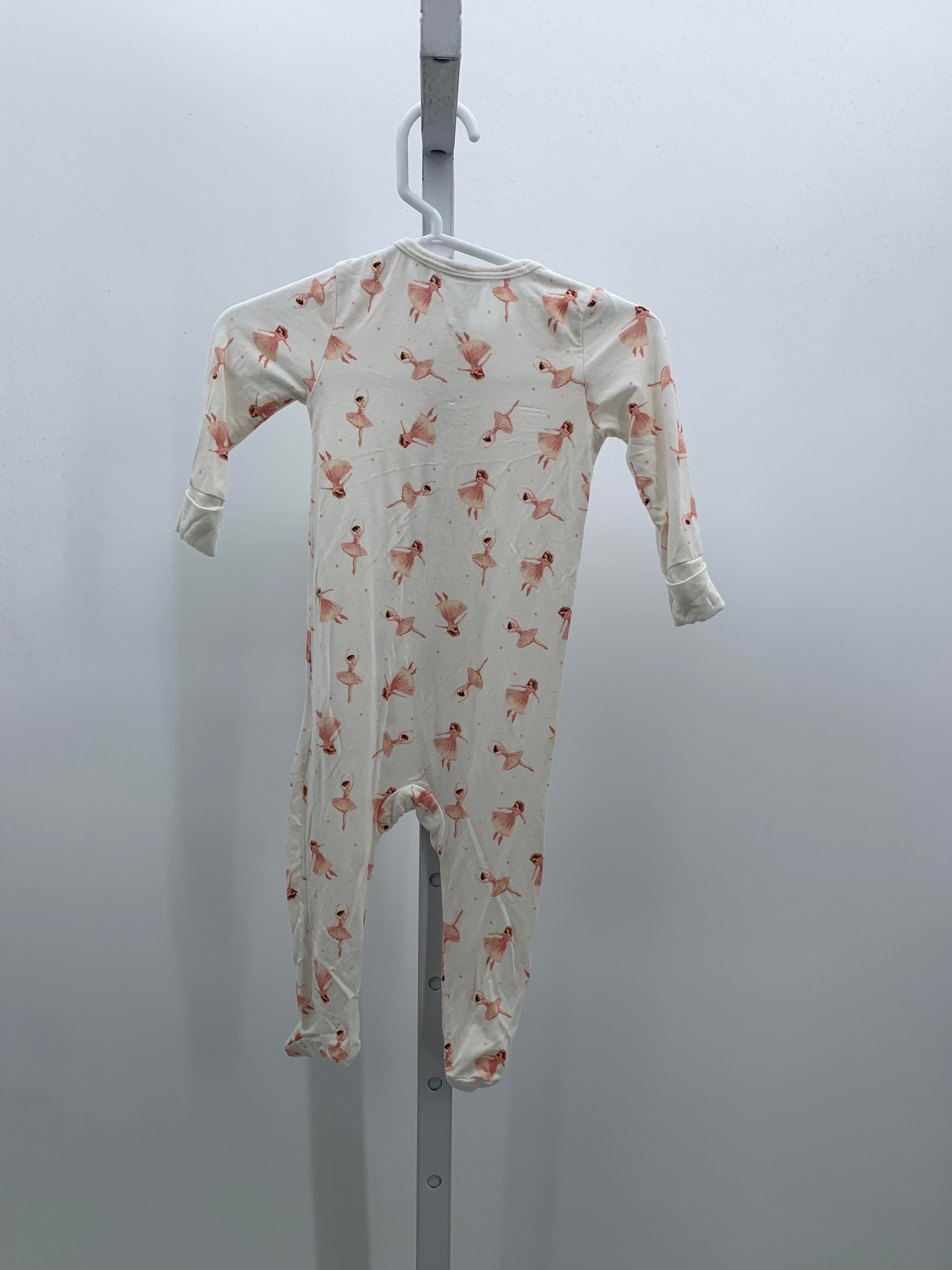 Size 3-6 Months Girls Long Slv. Romper