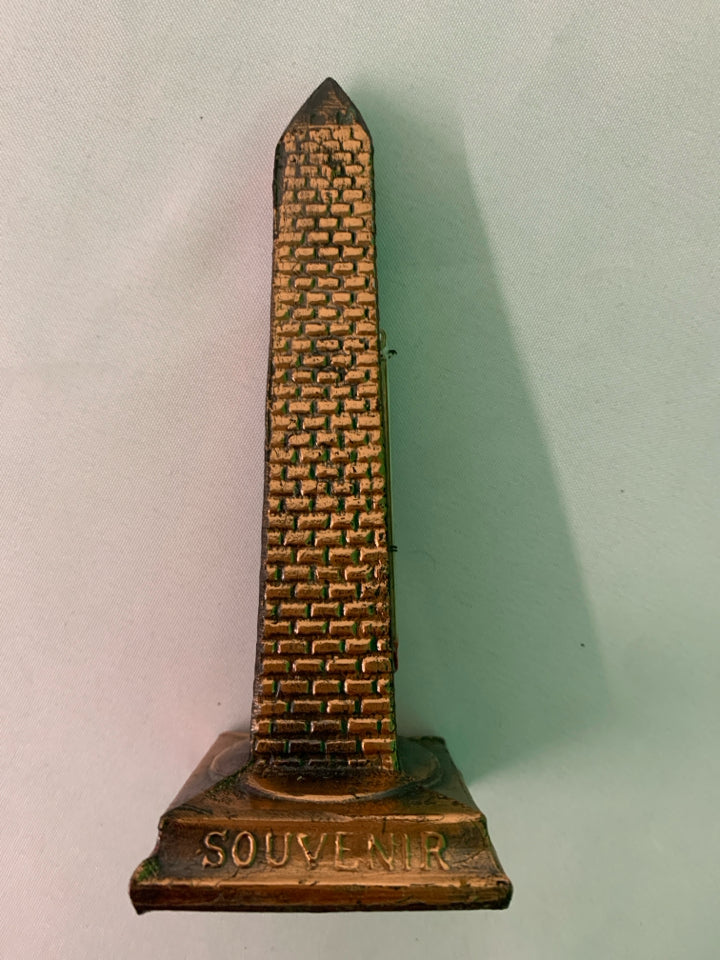 VTG WASHINGTON MONUMENT THERMOMETER.